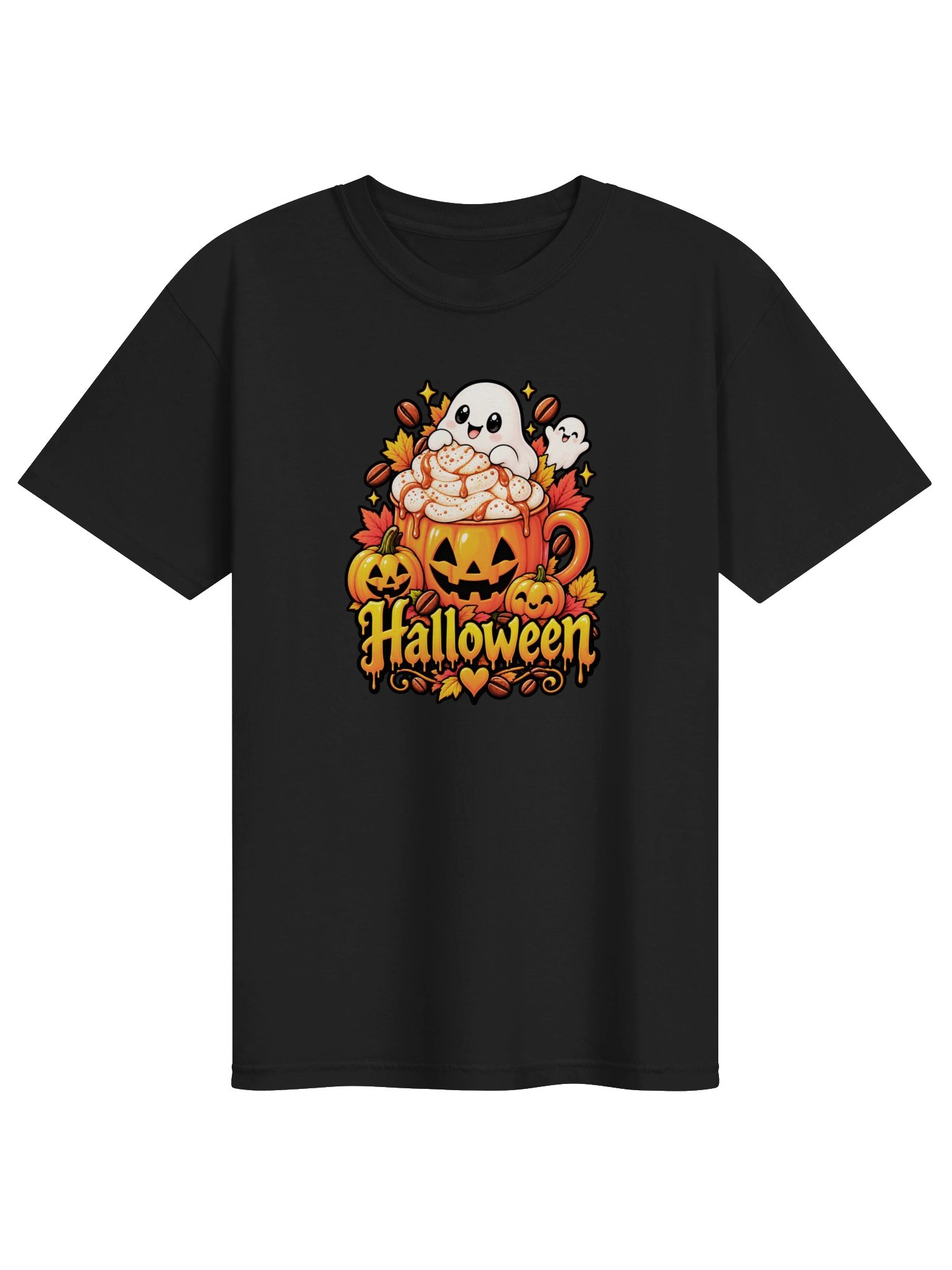 Halloween Pumpkin Coffee – Cute Ghost & Coffee product image (2)