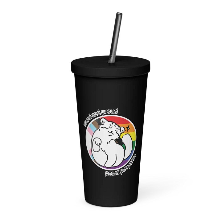 Round and Proud Manul Pride Version - Insulated Tumbler product image (1)