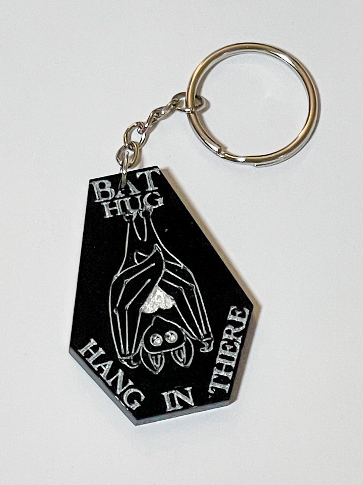 Bat Hug Keychain product image (1)