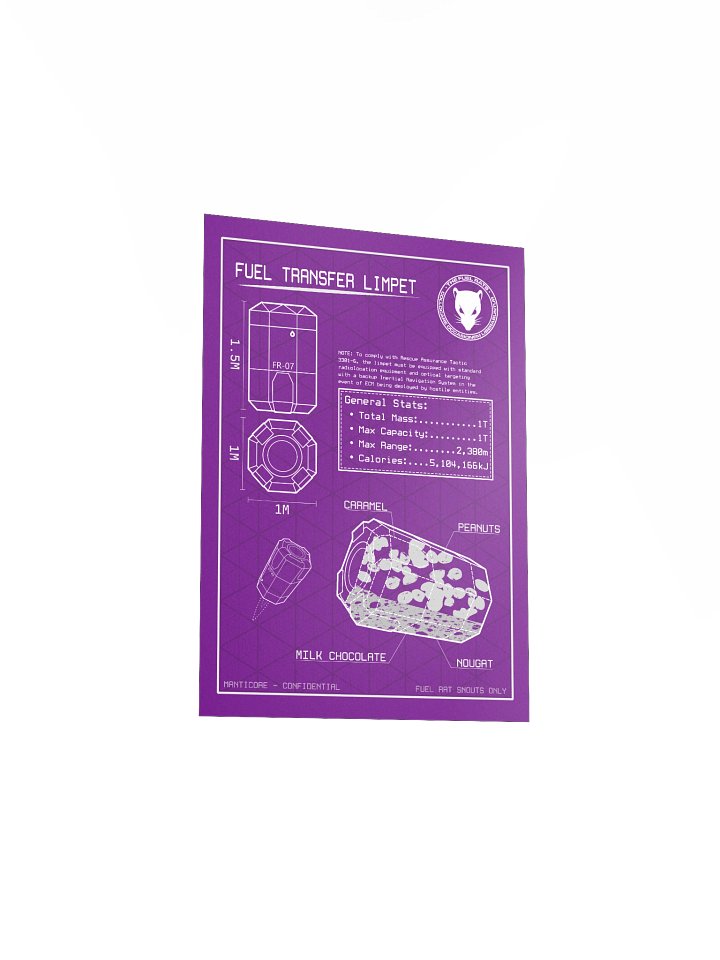 Fuel Transfer Limpet Poster, Purple product image (2)