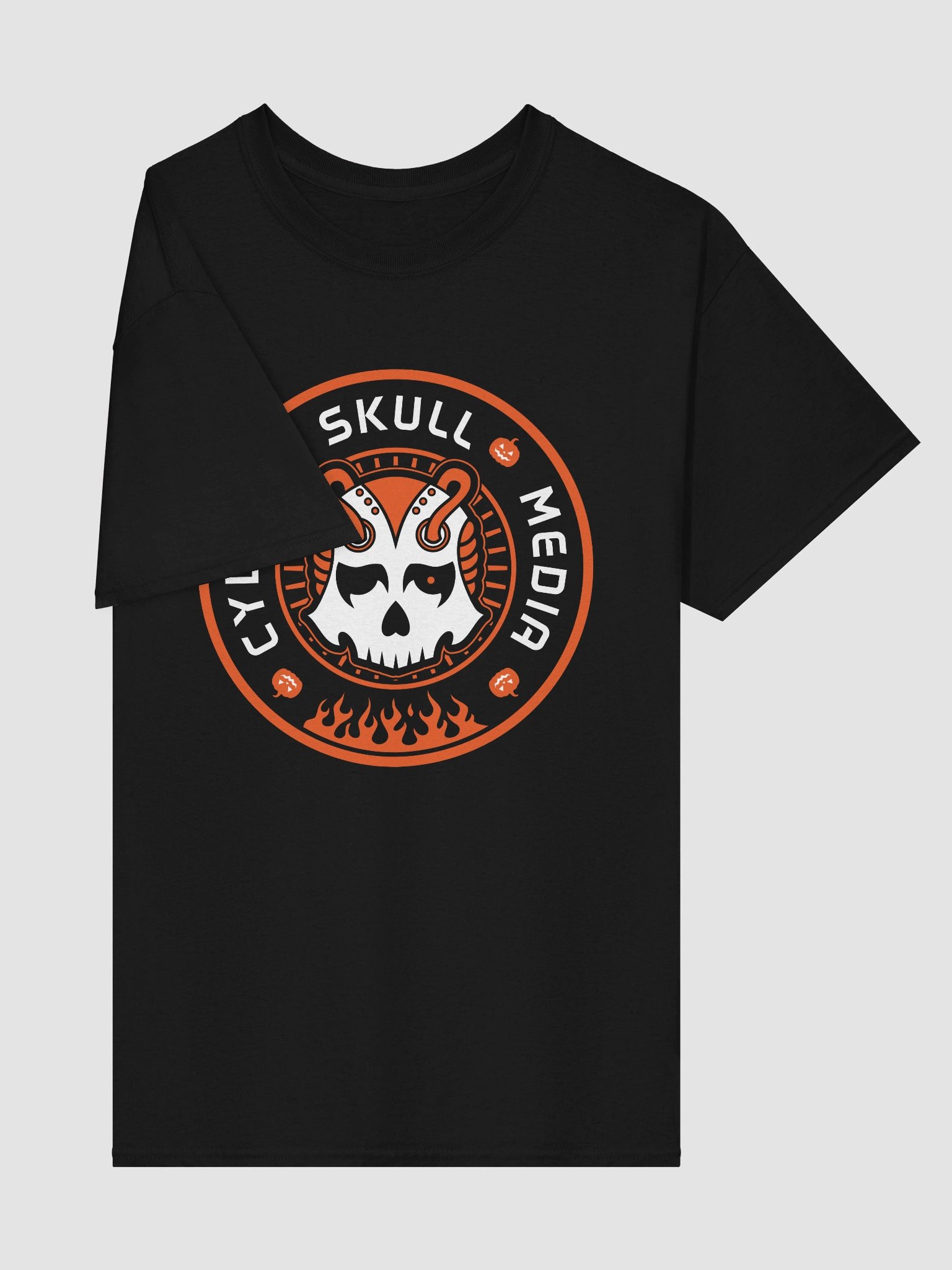 Cyber Skull Halloween Logo Tee (Basic) product image (4)