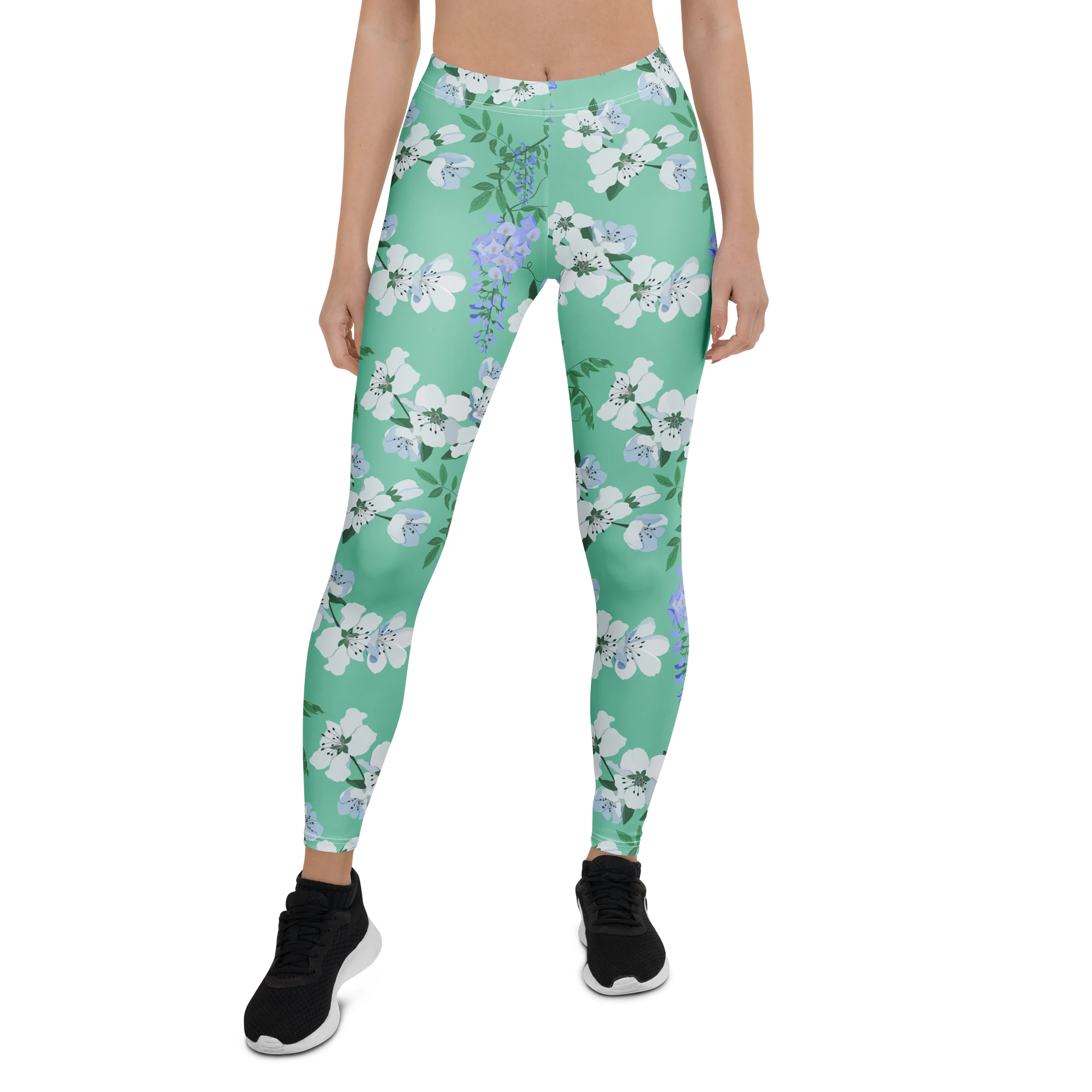 Cherry Blossom Flowers Leggings for Active Wear product image (1)