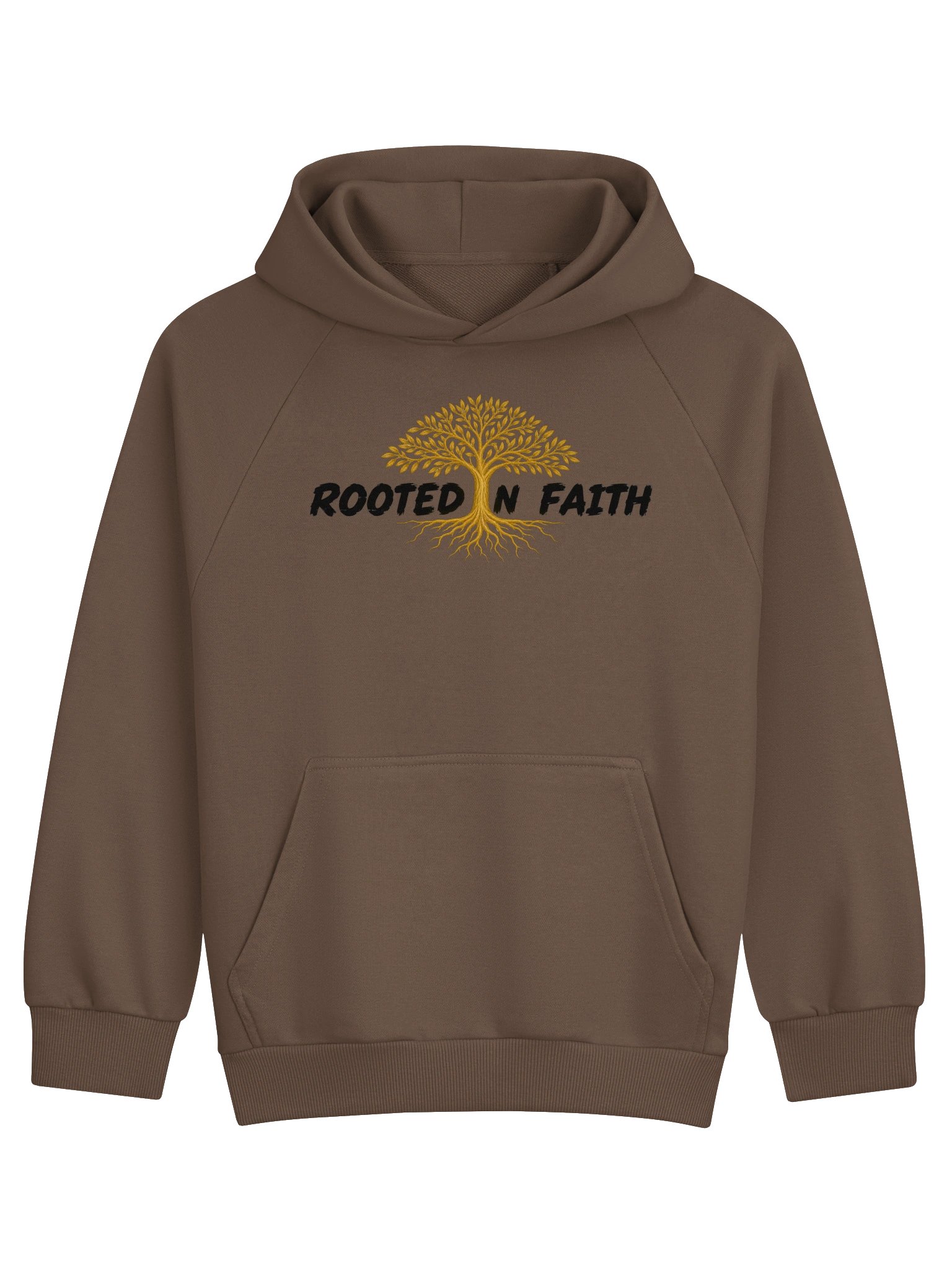 Rooted in Faith — Golden Tree Heavyweight Hoodie product image (3)