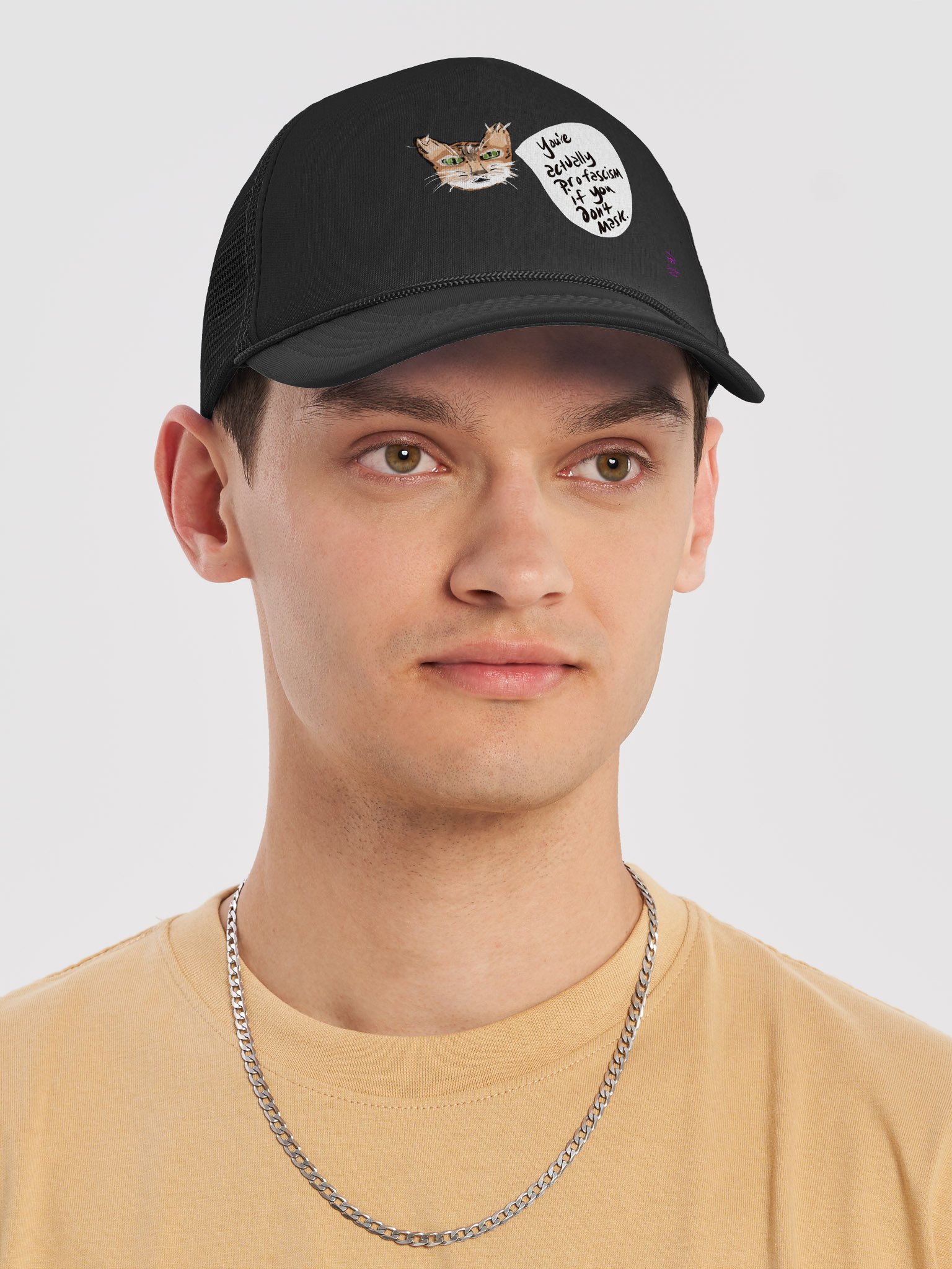 Kitty Mask Thoughts hat product image (5)