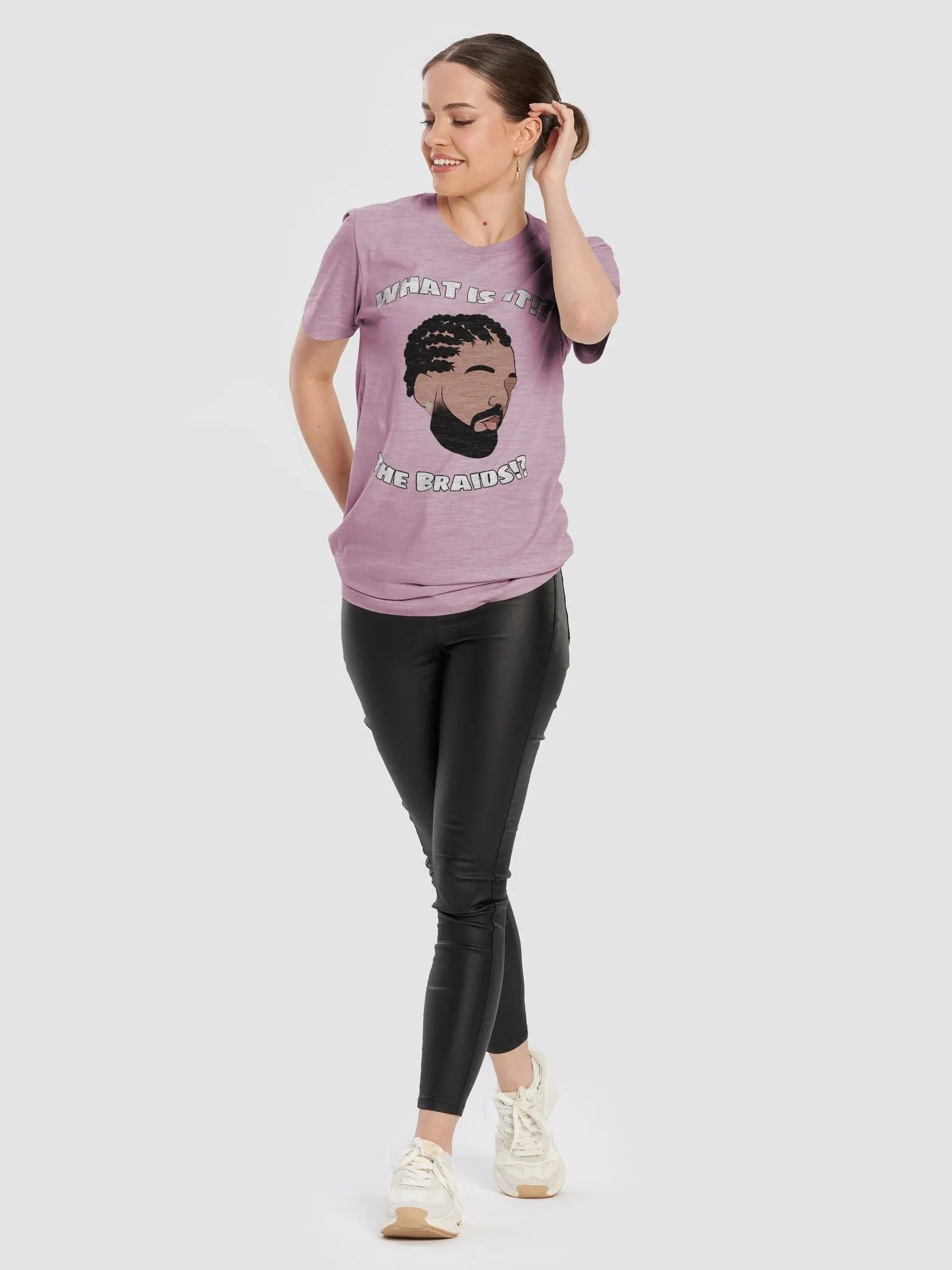 Is it the Braids? Printed T product image (50)