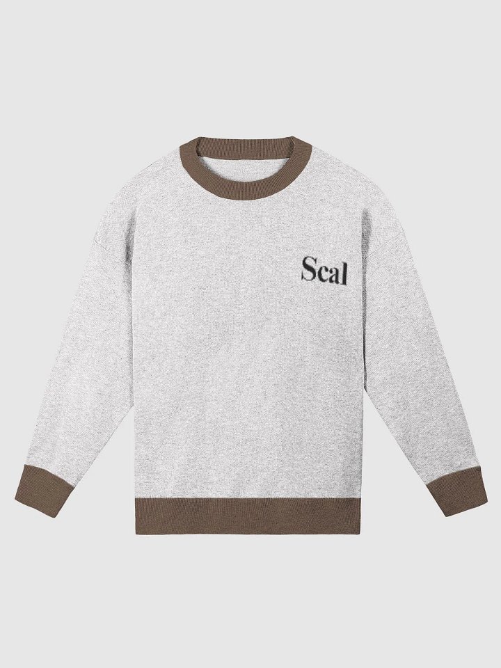 Premium Cozy Jacquard Knit Crewneck Sweater product image (2)