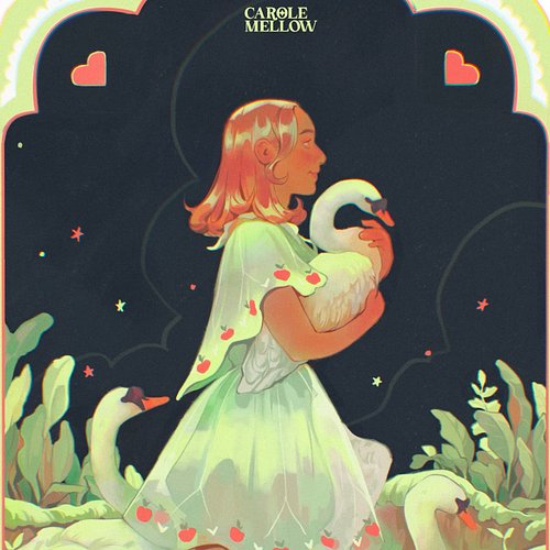 Just crossing the stream with her little buddies. 🦢💚 

I loved working on this one - especially on little details like their ...