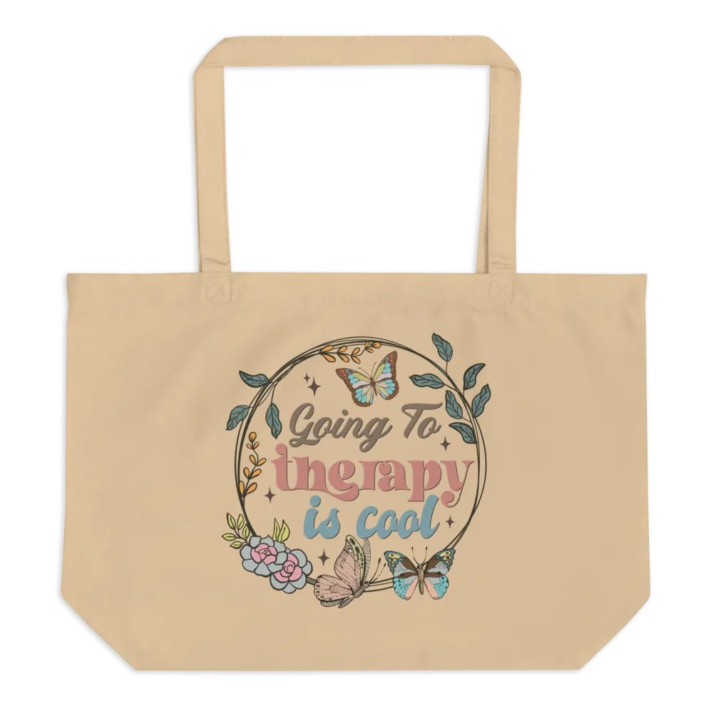 Going To Therapy Is Cool Tote product image (2)