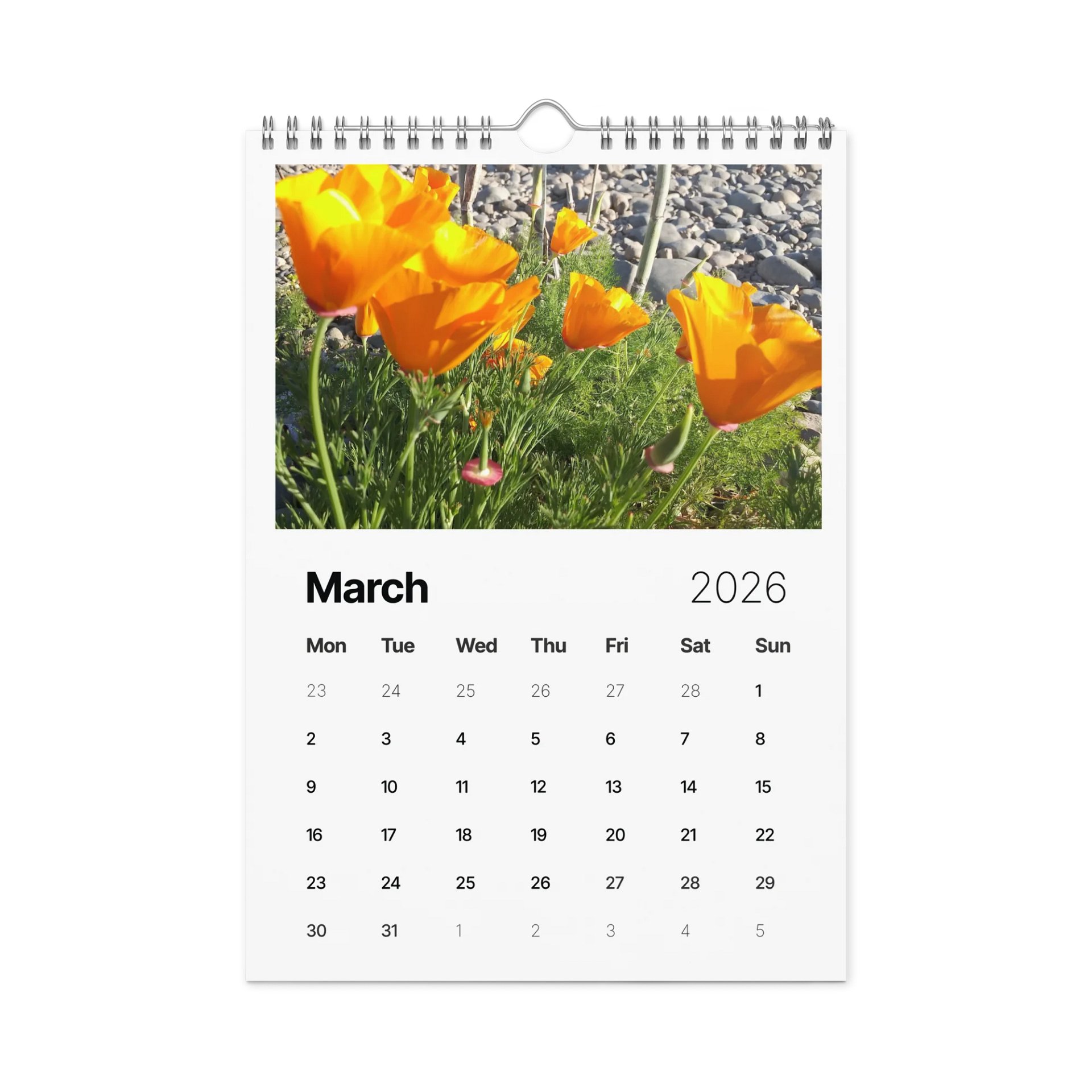 Flower Serenity 2026 Calendar product image (8)