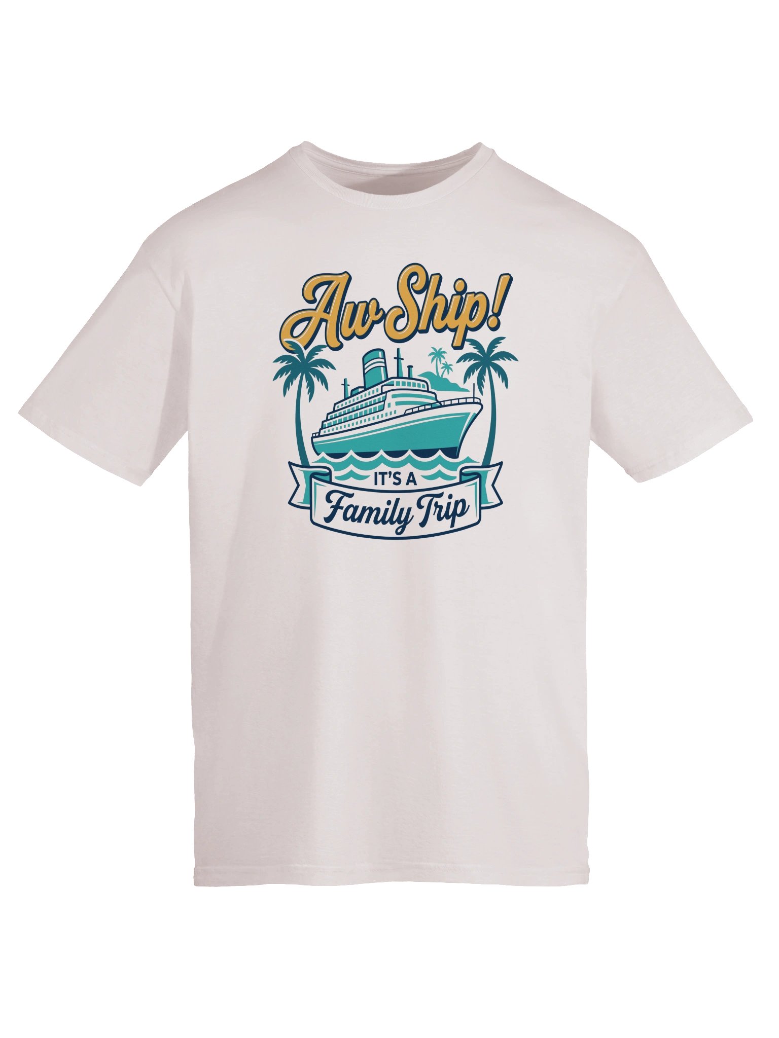 Aw Ship! It’s a Family Trip T-Shirt | Funny Family Cruise Vacation Tee 🌴 product image (5)