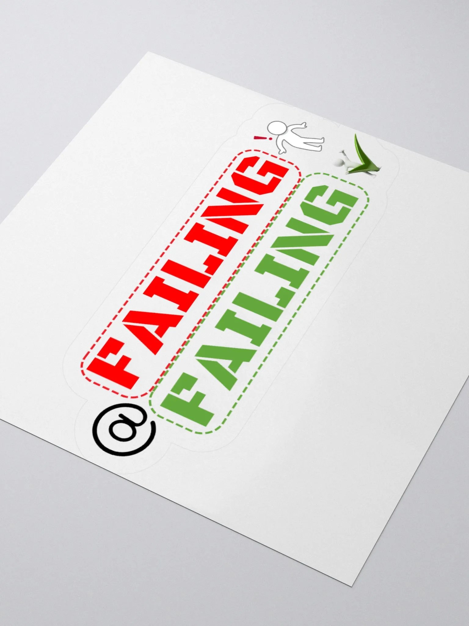 Failing at Failing Kiss-Cut Sticker product image (9)