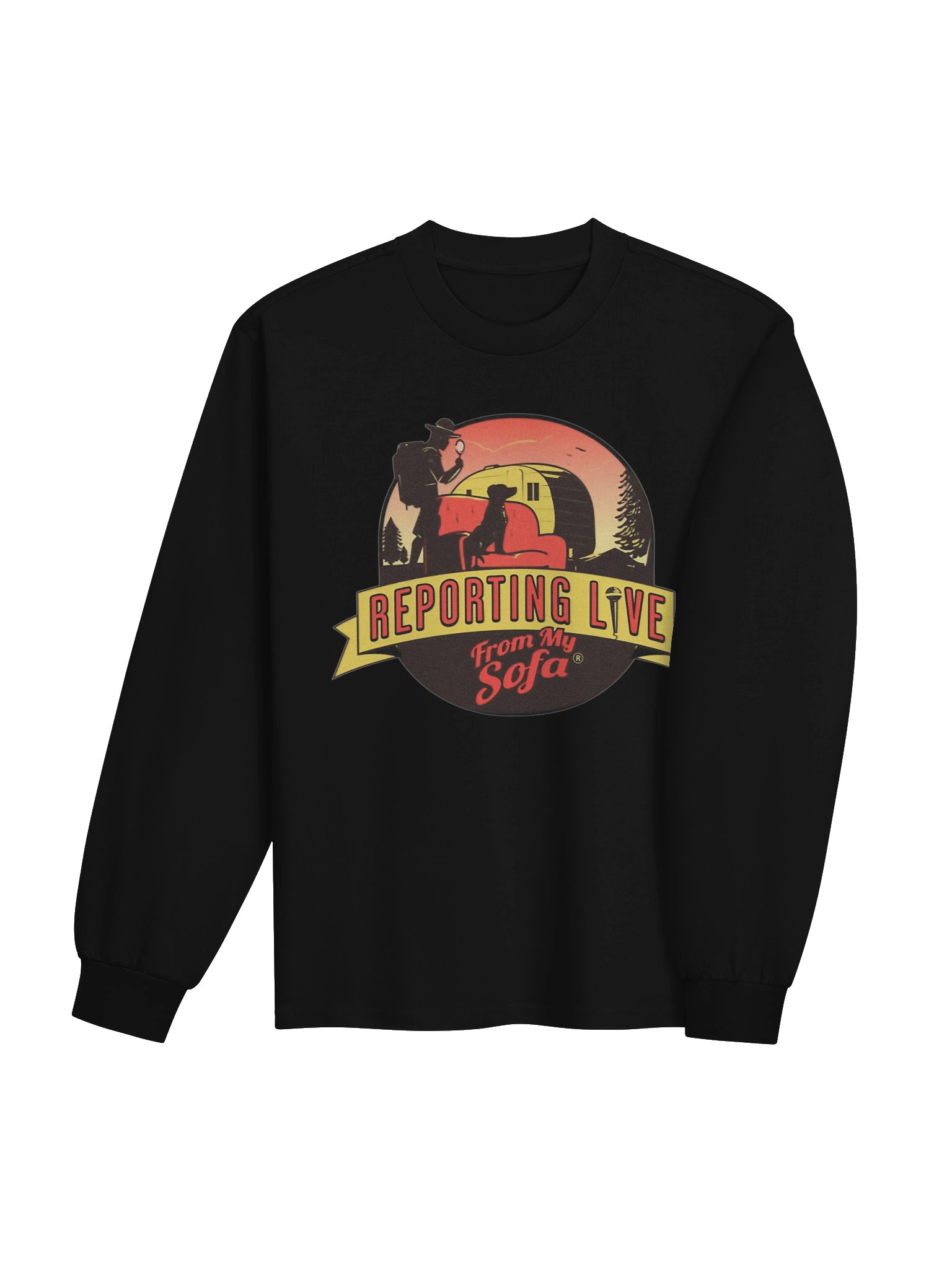 Walk the Dog Comfy Long Sleeve Shirt product image (7)