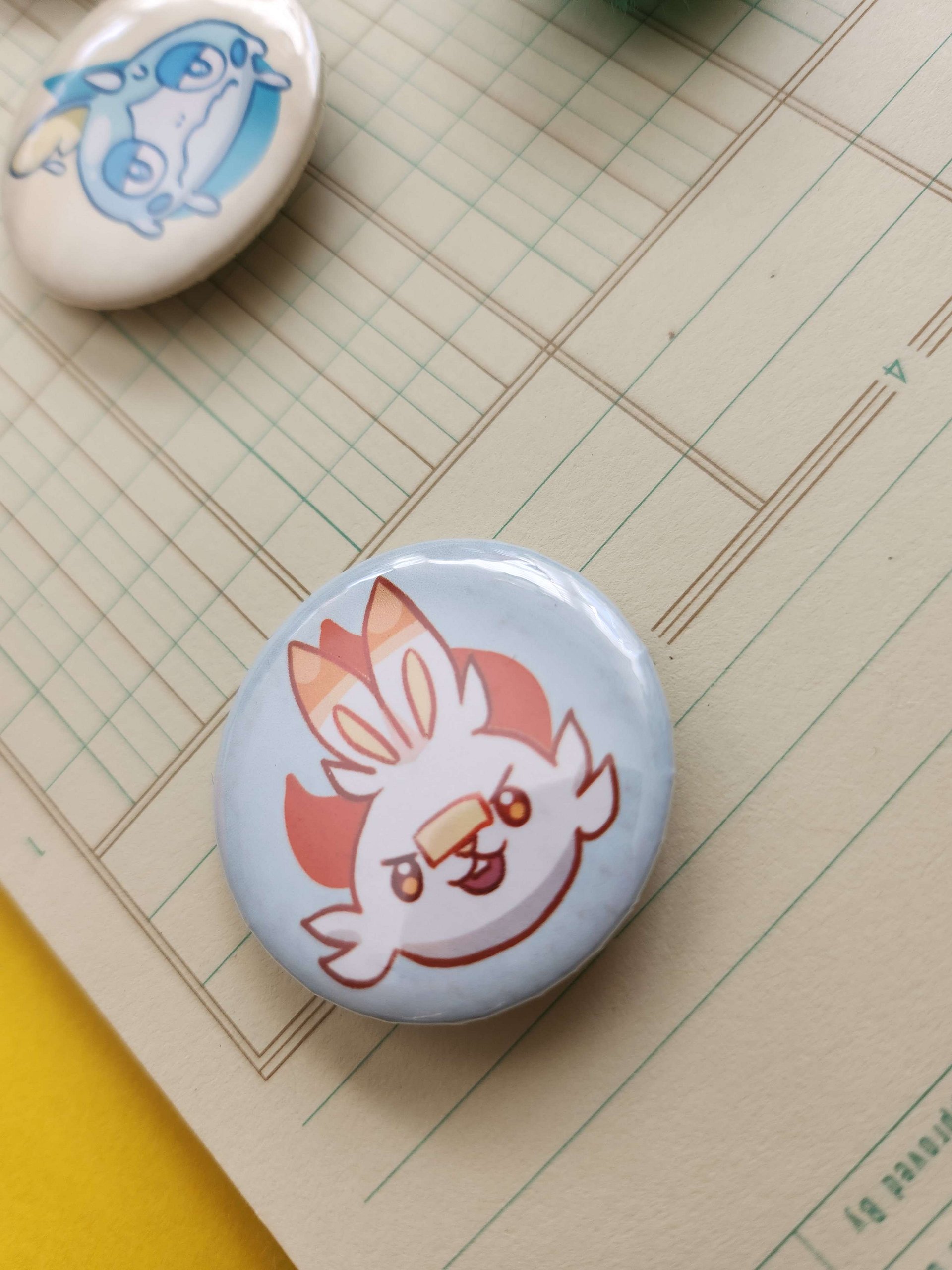 Pokemon Sword & Shield // 2019 Starter Buttons Set //⚠️ LAST CHANCE SALE product image (3)