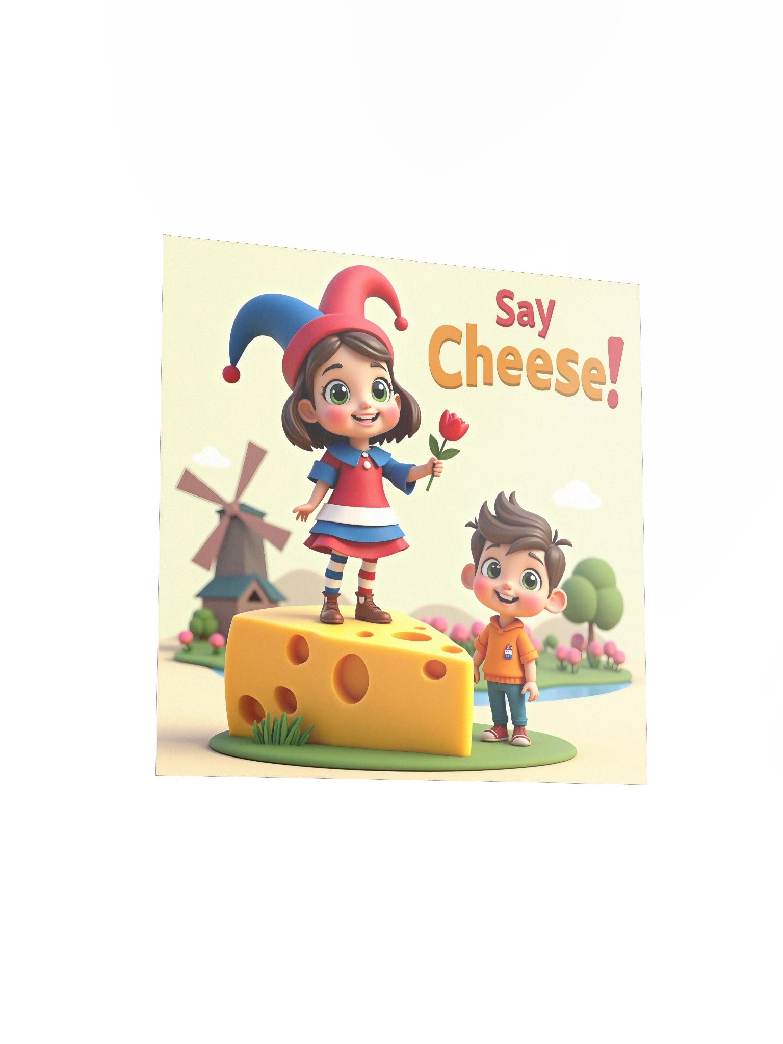 JessyJesty “Say Cheese!” Enhanced Matte Poster – Fun Art for Curious Kids product image (3)
