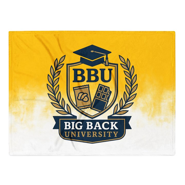 BBU Fleece Throw Blanket product image (1)
