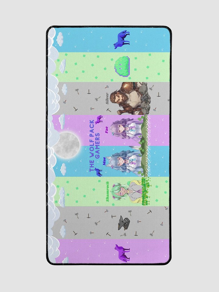 The Wolf Pack Gamers Desk Mat (15.5