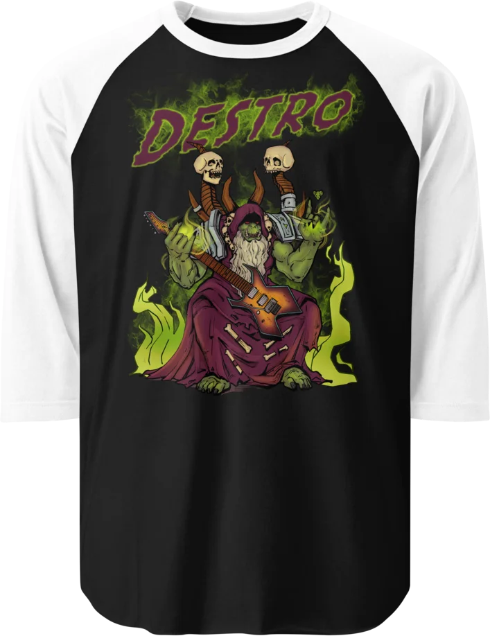 Baseball Raglan - Orc Warlock product image (1)