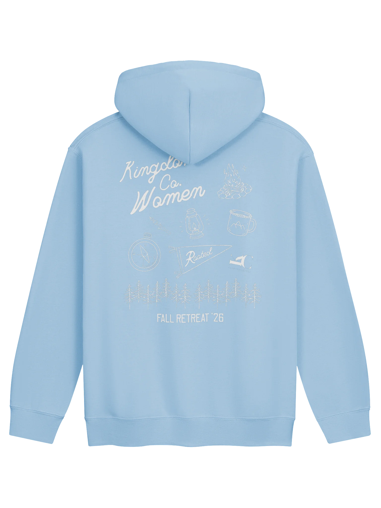 Rooted: Morning Mist Camp Hoodie (Gildan) product image (2)