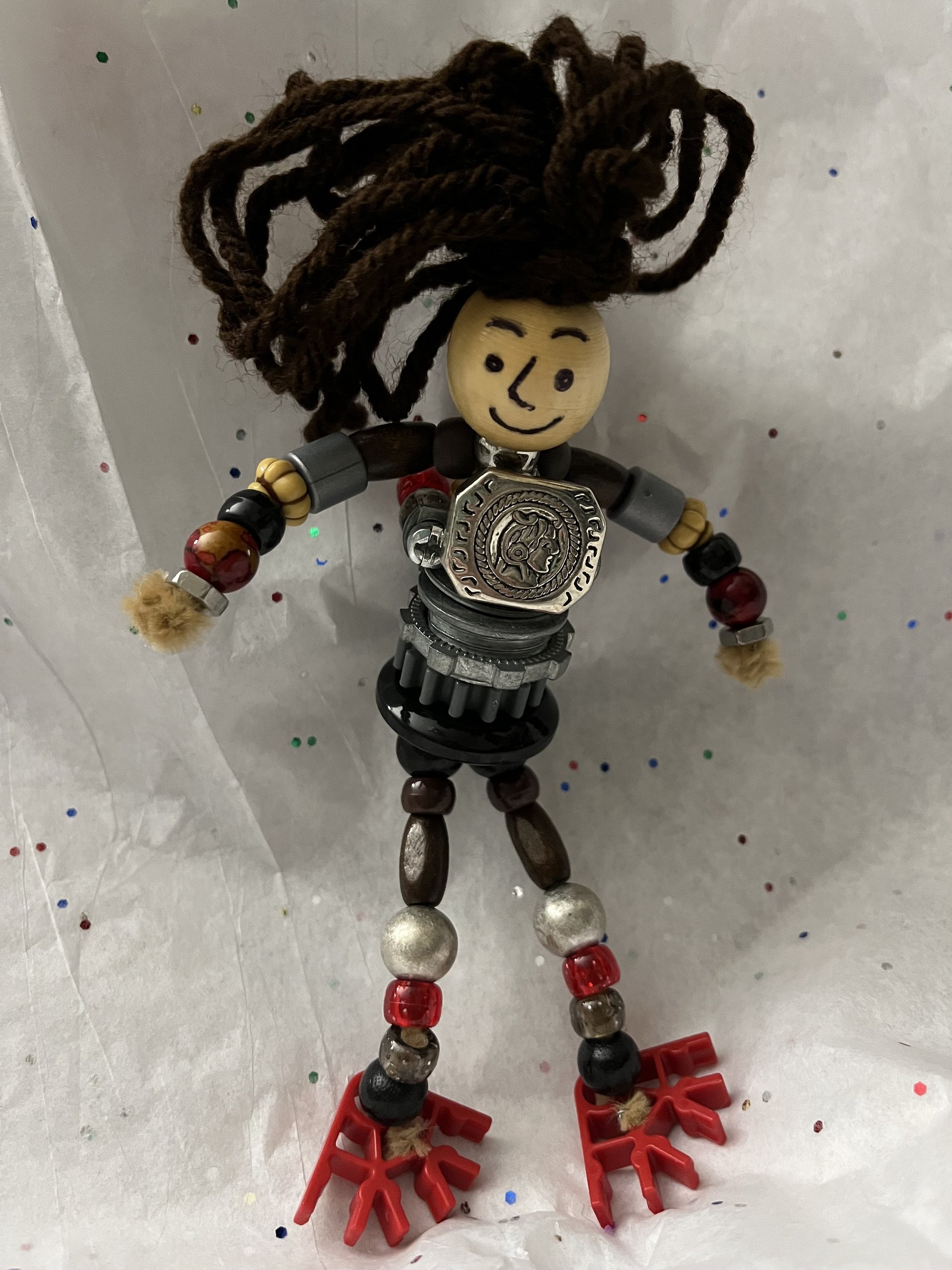 Red Steam Punk Metal Boy product image (3)