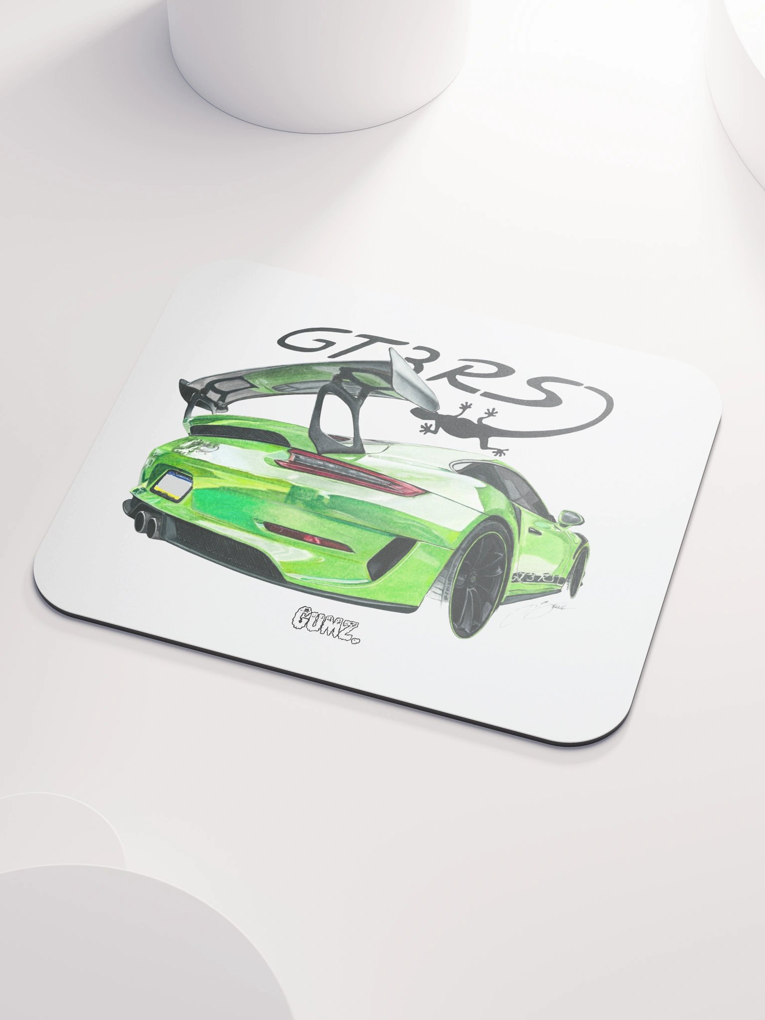 Green Lizard Mouse Pad product image (3)