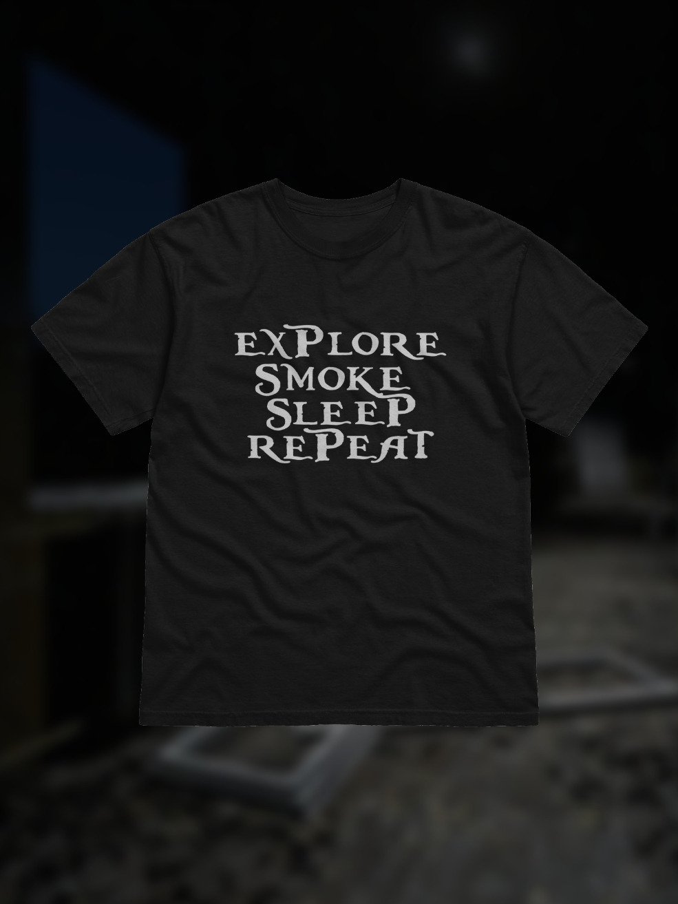 Explore Smoke Sleep Repeat T-Shirt product image (1)