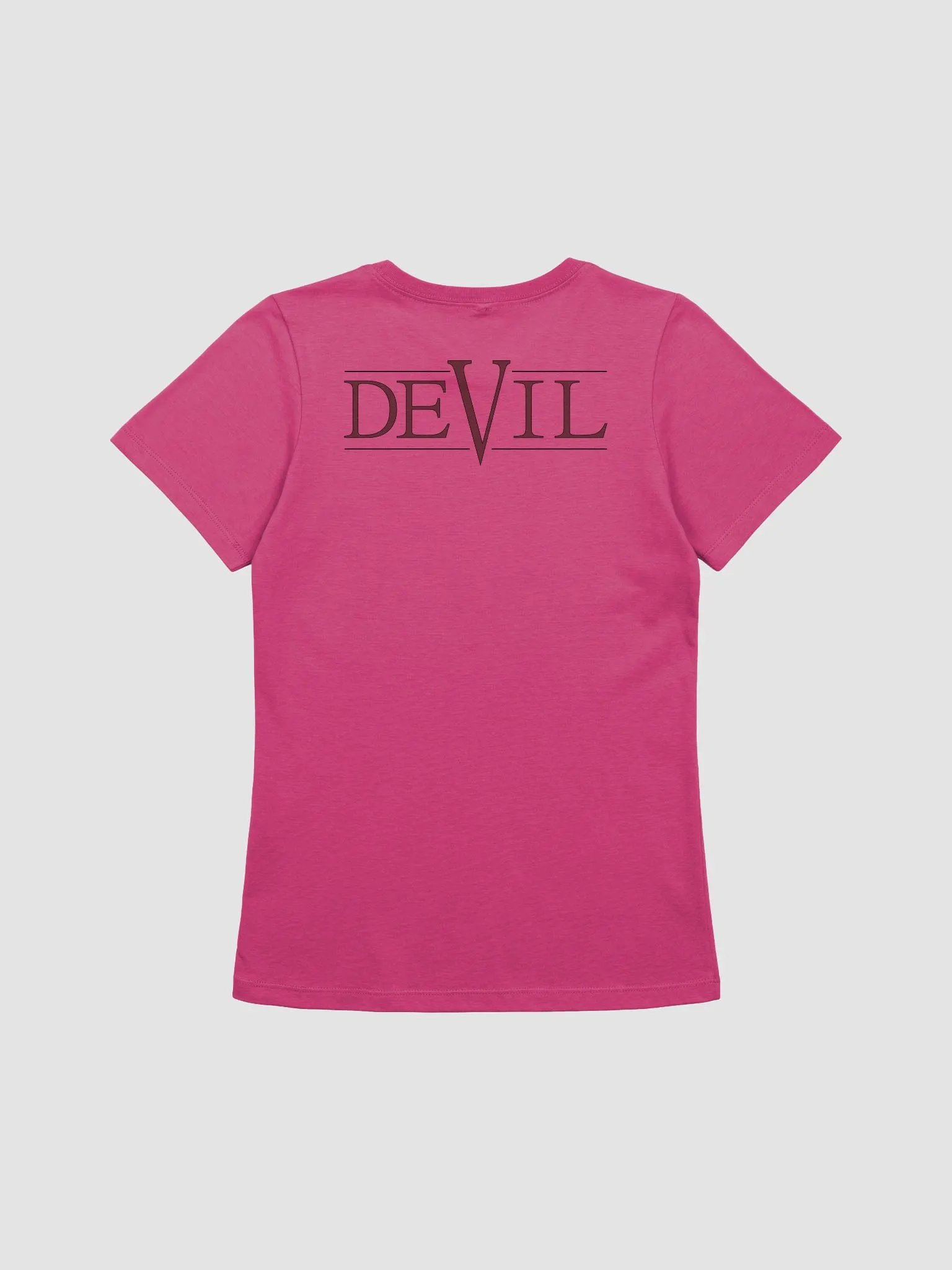 Good Vs Evil - God's In My Heart & The Devil's On My Back - Bella+Canvas Women's Supersoft Relaxed-fit T-Shirt product image (2)