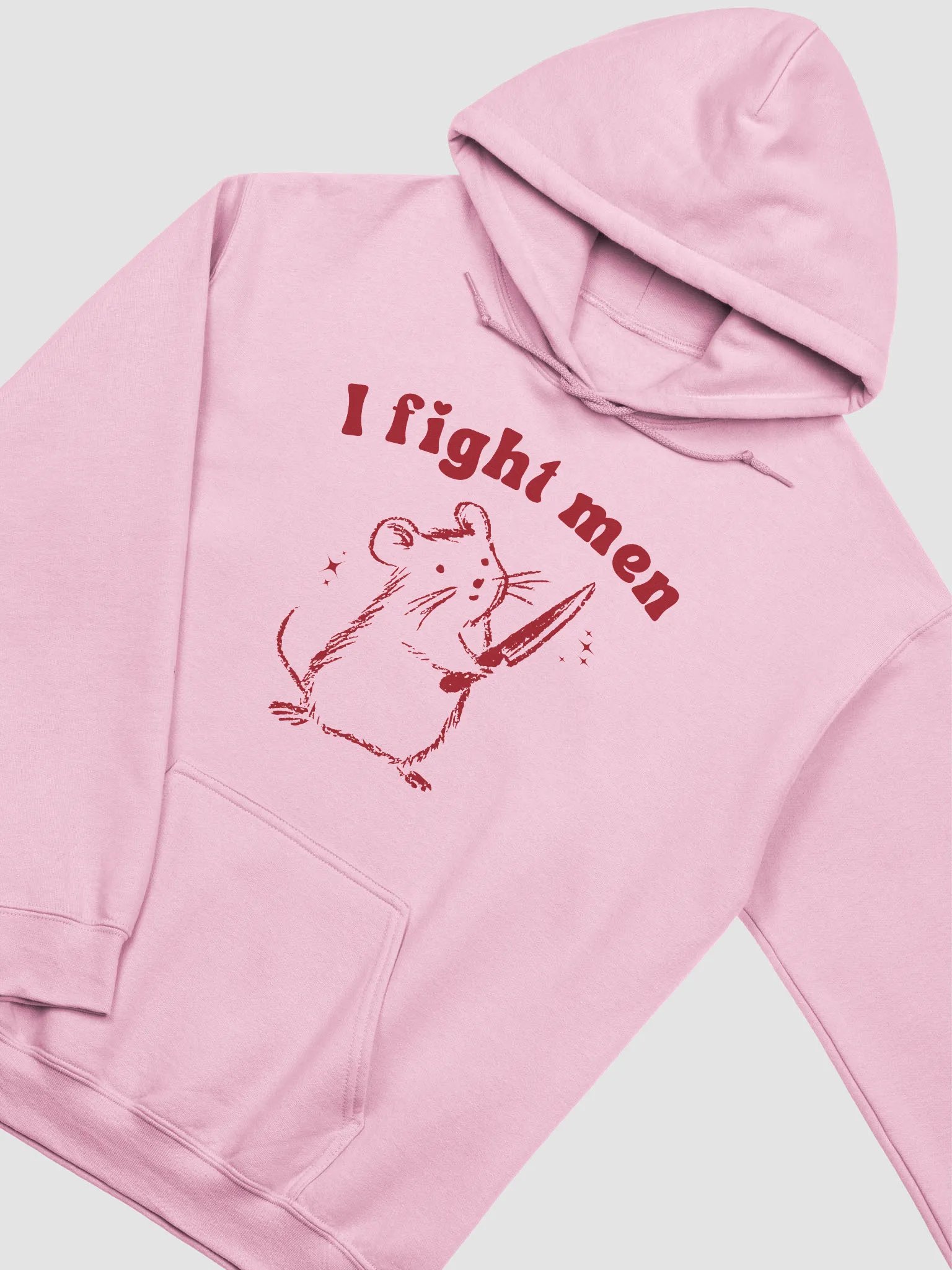 I fight men Hoodie product image (2)