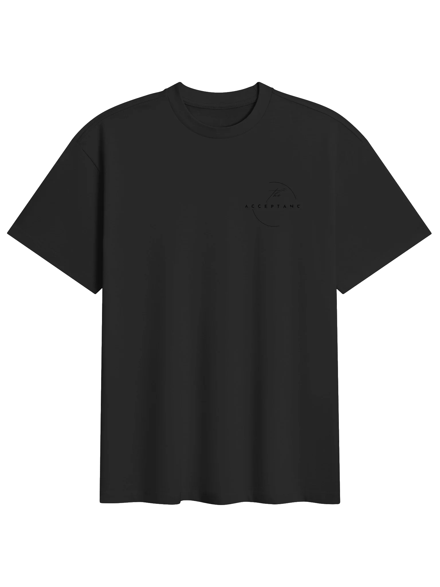 Acceptance - Minimal Black Geometric Box Tee product image (1)