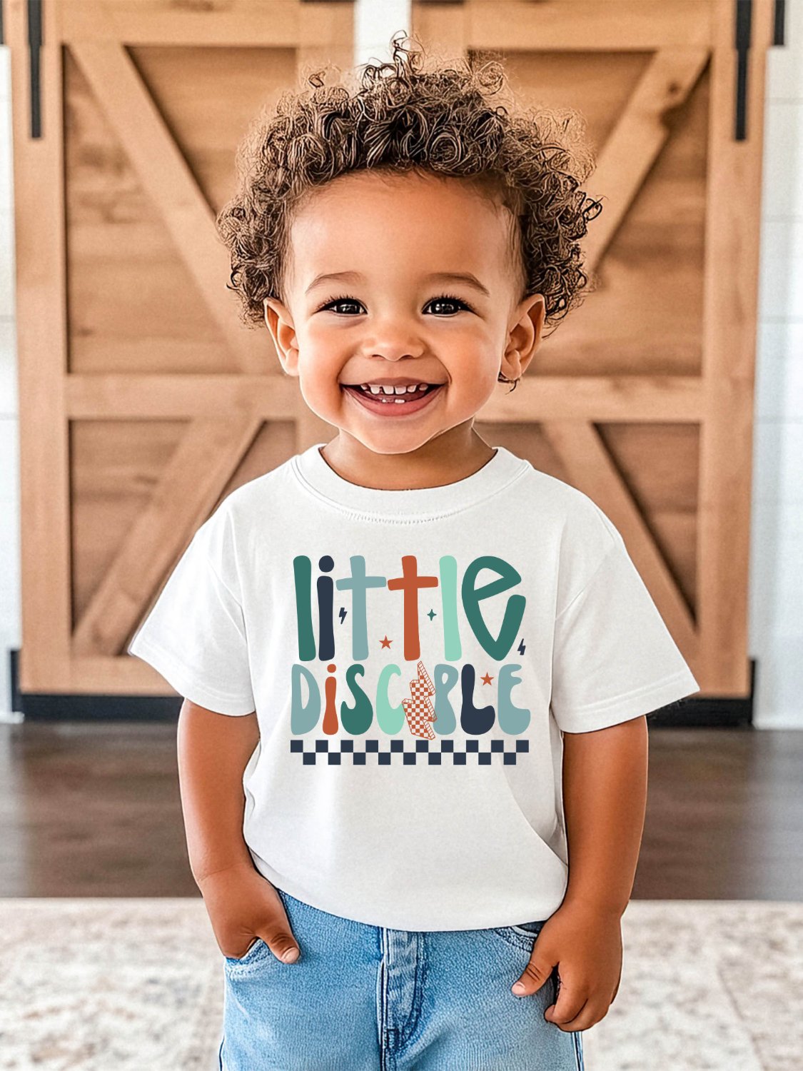 Jesus Has My Back / Little Disciple Kids Tee product image (1)