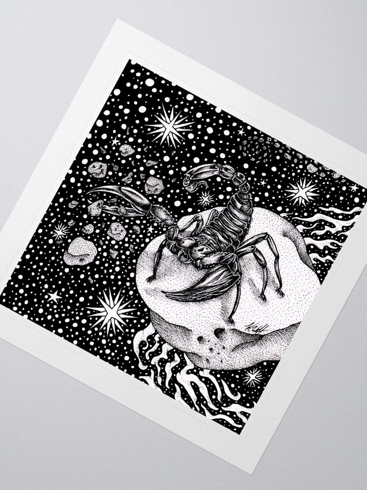Scorpio Zodiac Kiss Cut Stickers product image (2)