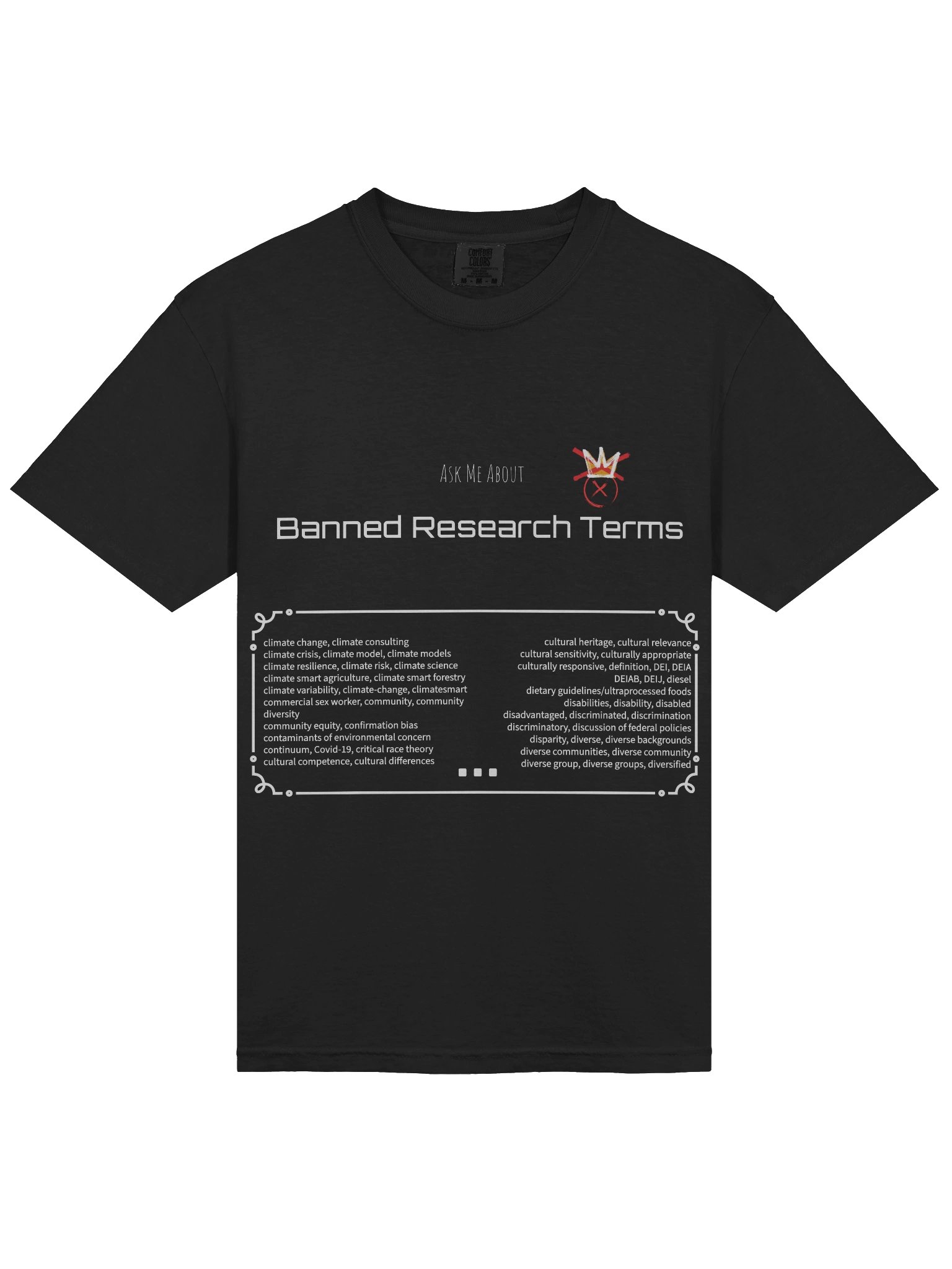 (AMA) Banned Research Terms t-shirt product image (20)