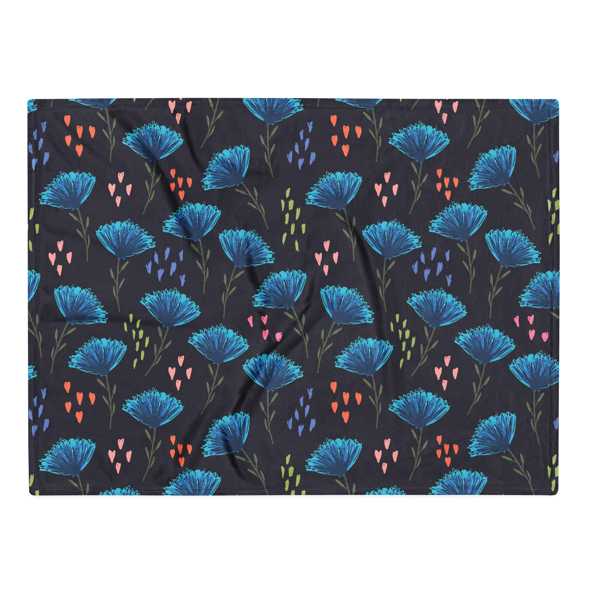Bohemian Throw Blanket with Whimsical Nature Scene product image (1)