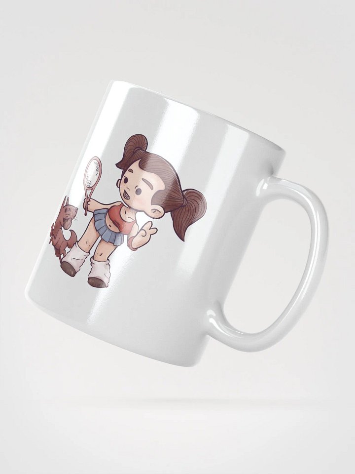 She & Her Pet | White Glossy Mug product image (4)
