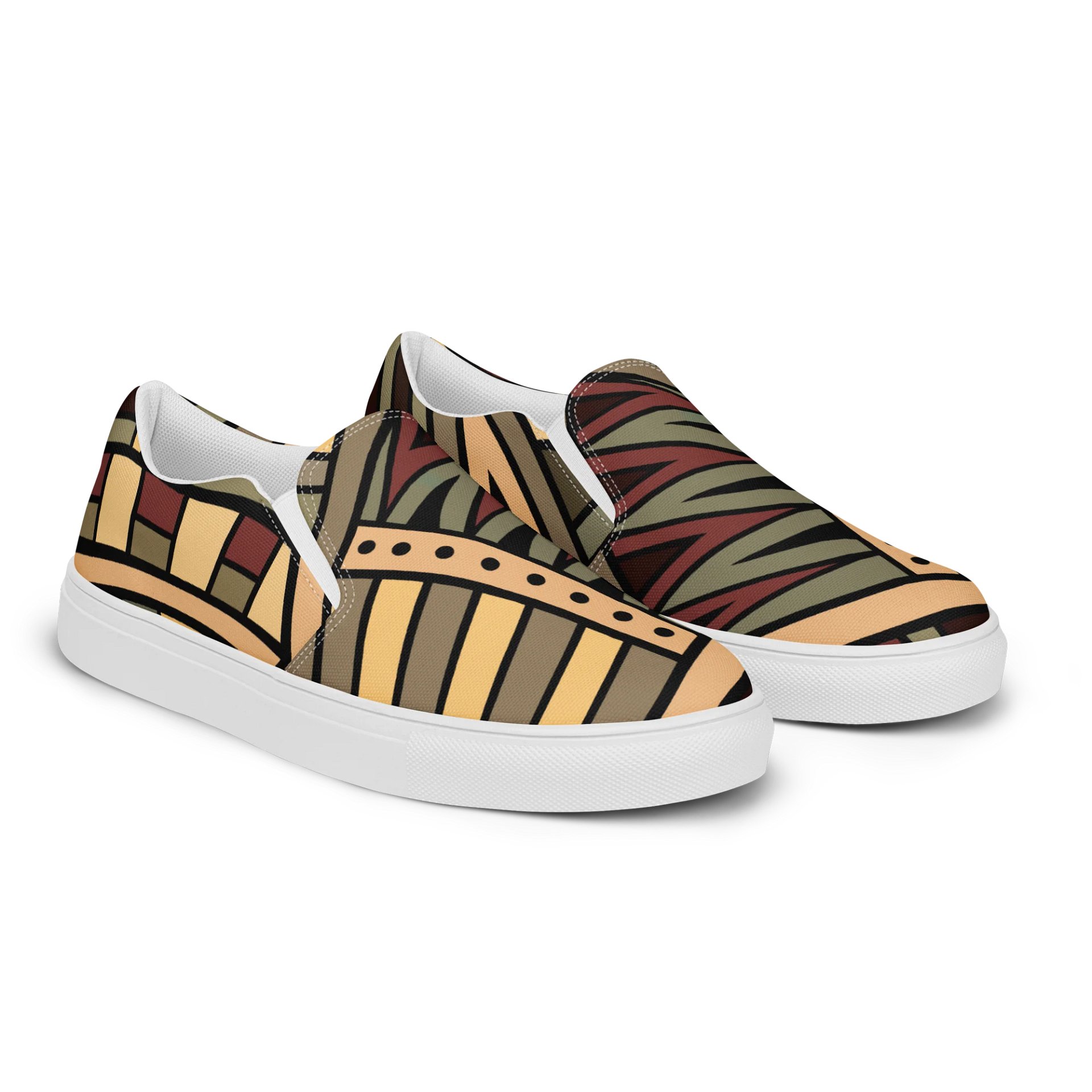 Geometric Fusion Men's Slip-On Shoes product image (2)