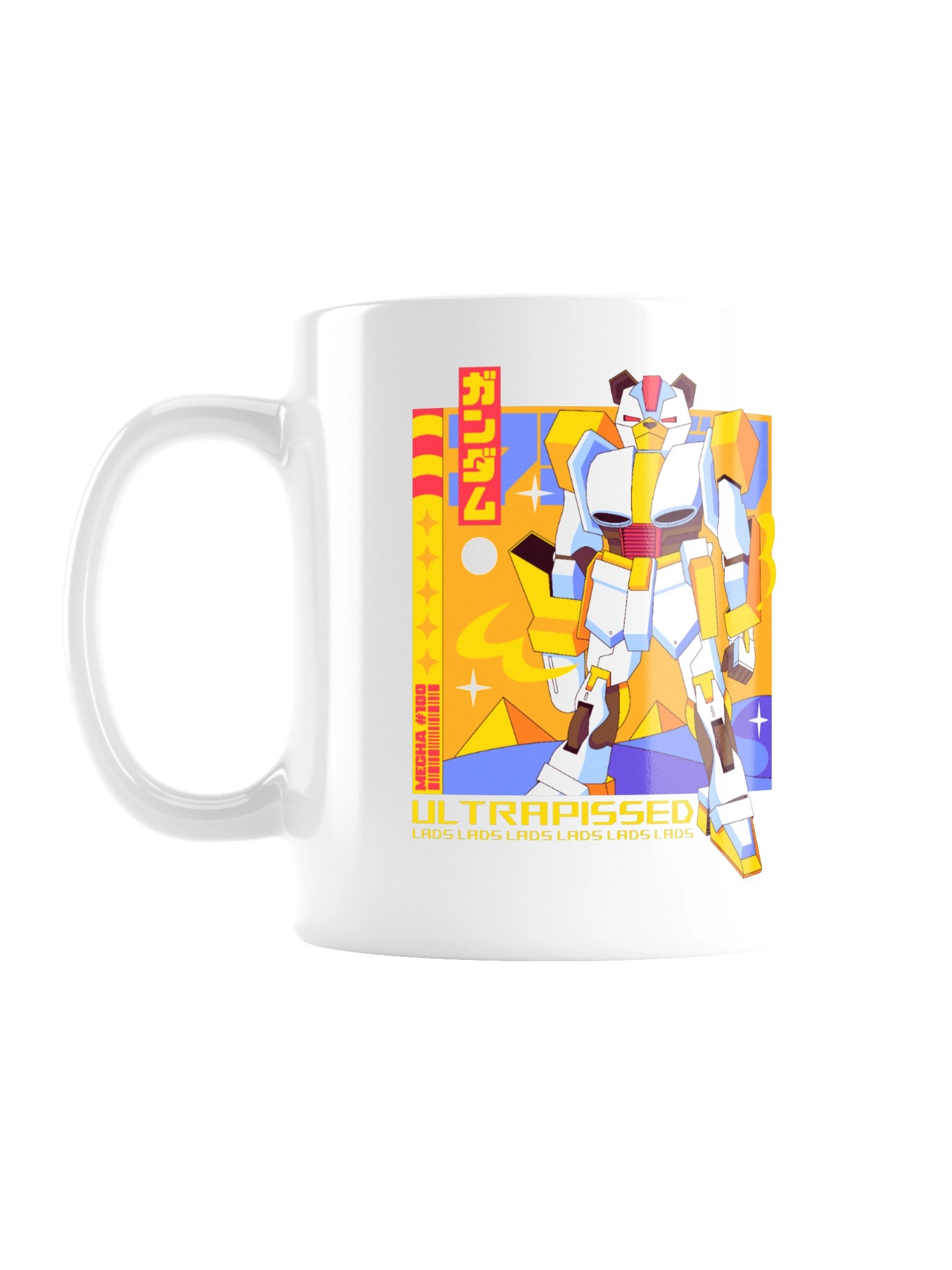 Mecha Bear Mug - White product image (1)