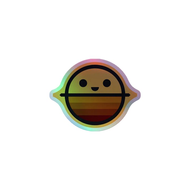 CRU holographic sticker product image (1)