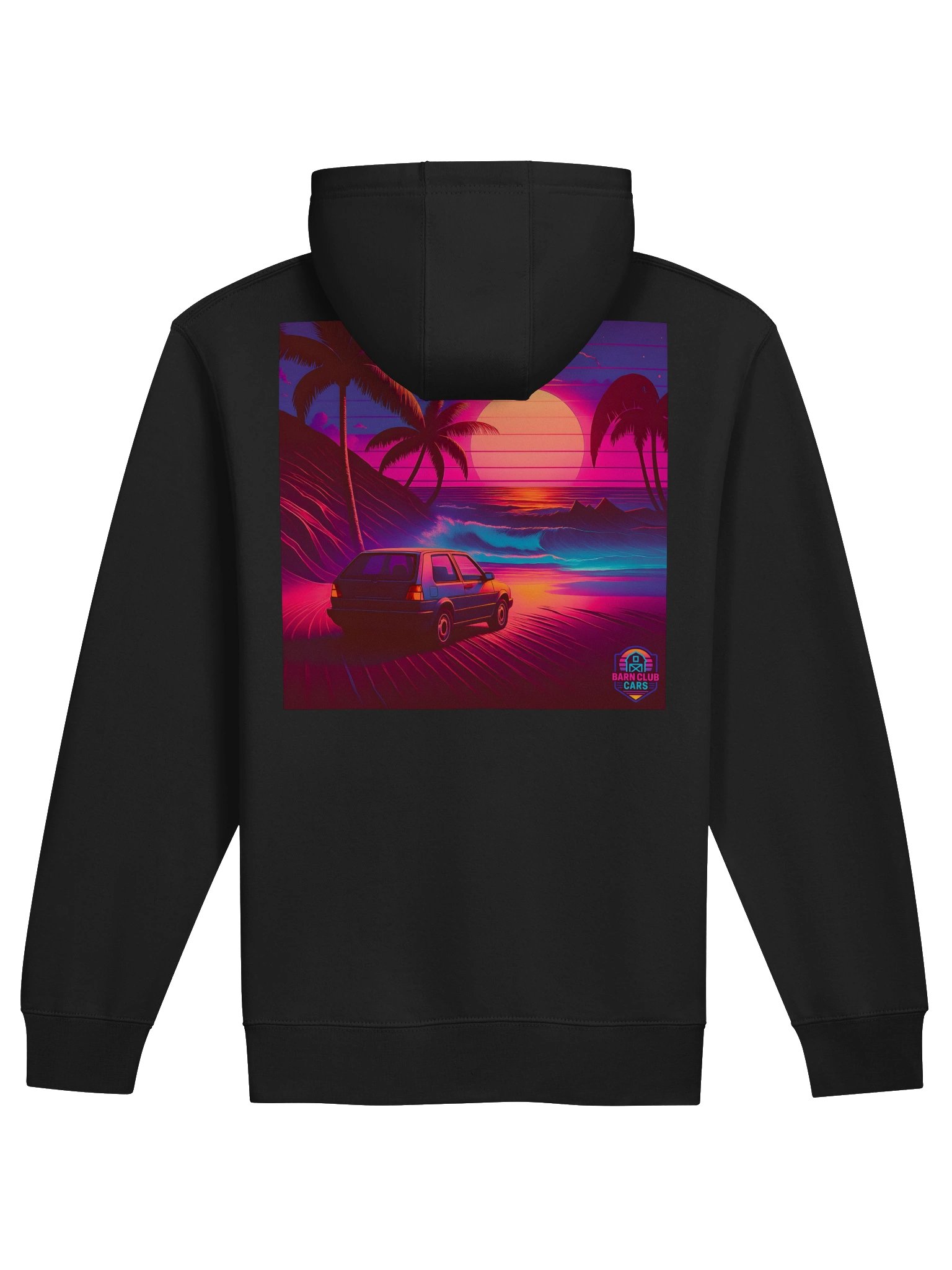 Barn Club Synth wave - Zip Hoodie product image (4)
