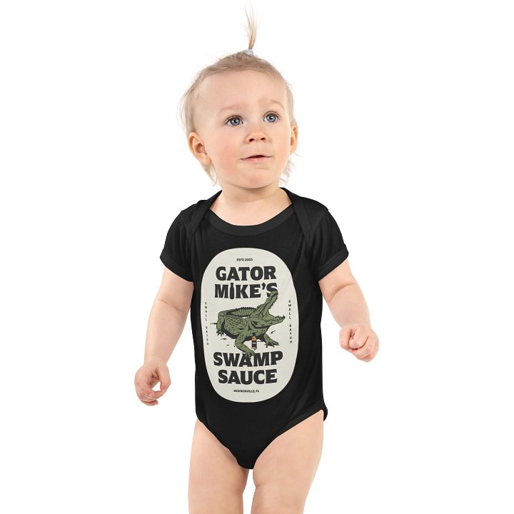Gator Mike's Alligator Swamp Sauce Baby Bodysuit product image (1)