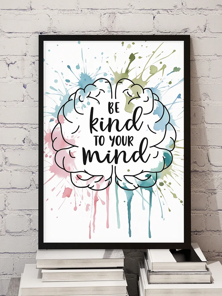 Be Kind to Your Mind Printable Wall Art Digital Download product image (1)