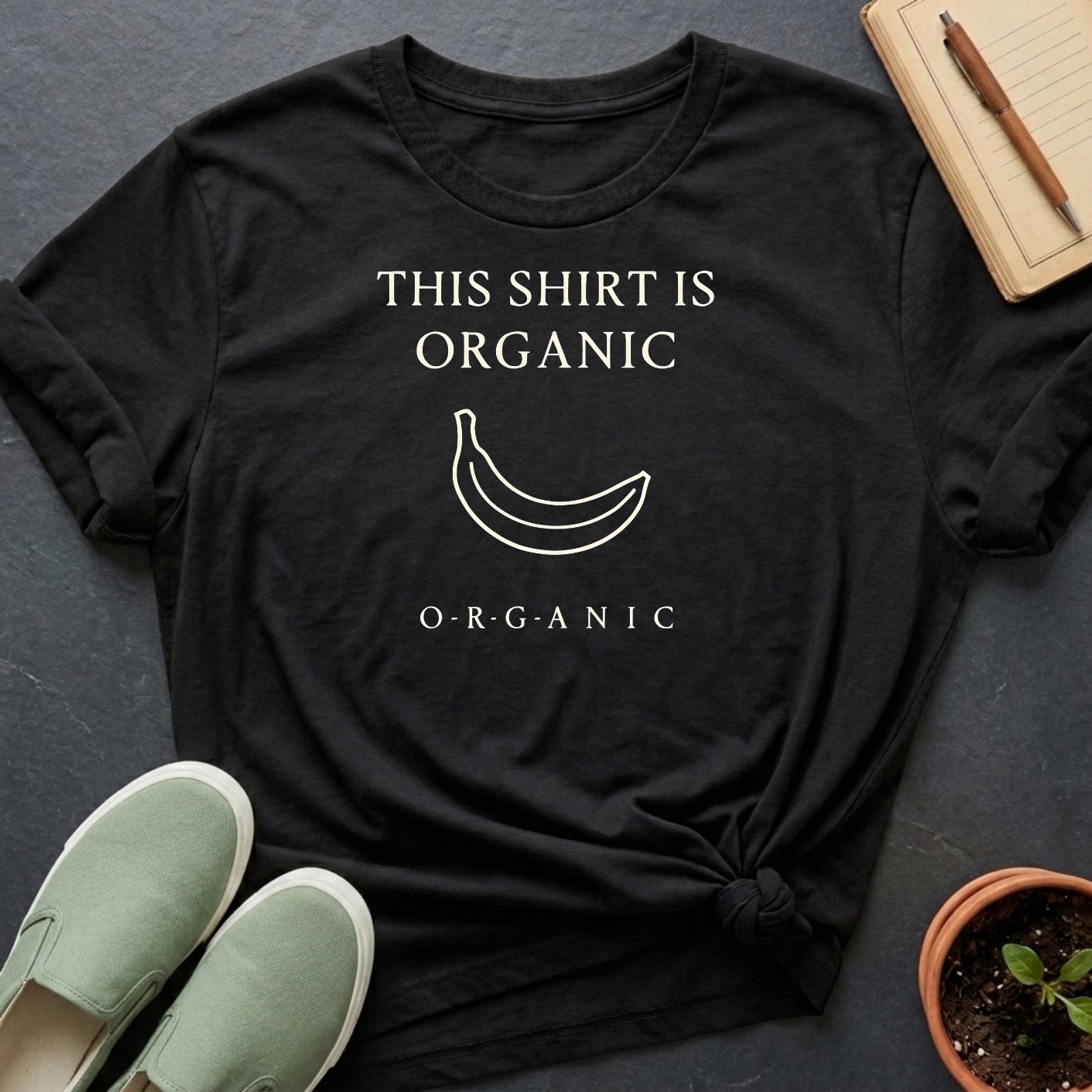 Good Clean Fun: "O-R-G-A-N-I-C 2" Organic T-Shirt product image (1)