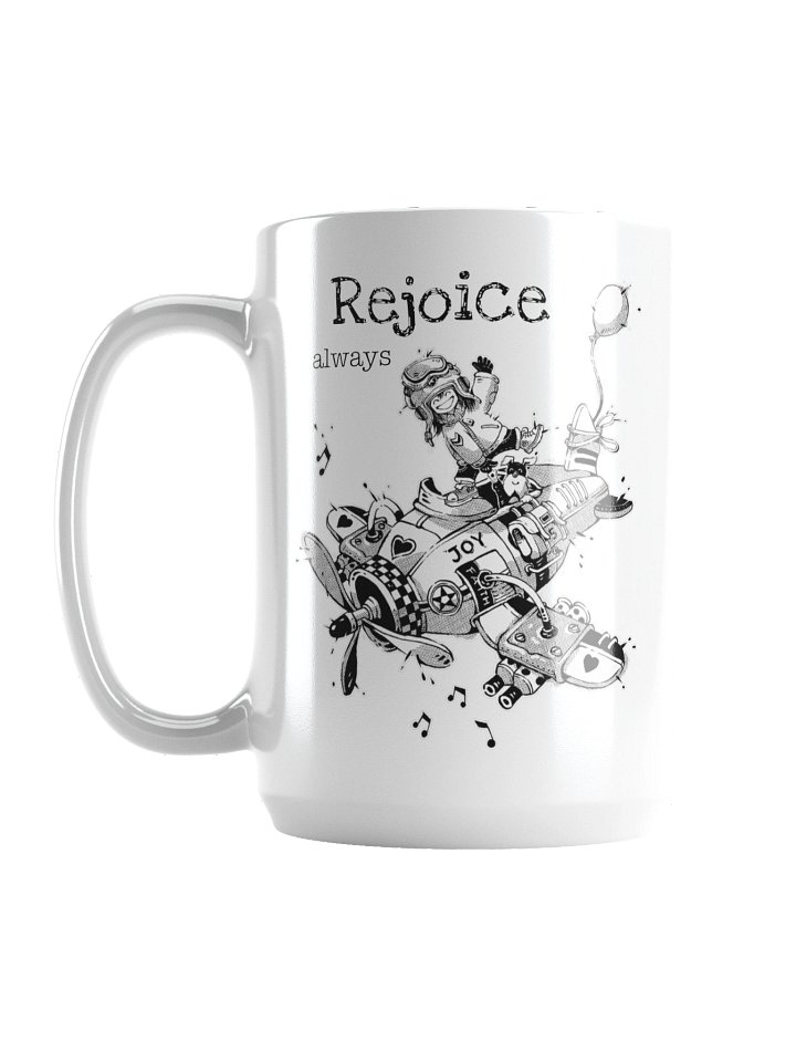 "Rejoice" mug product image (1)