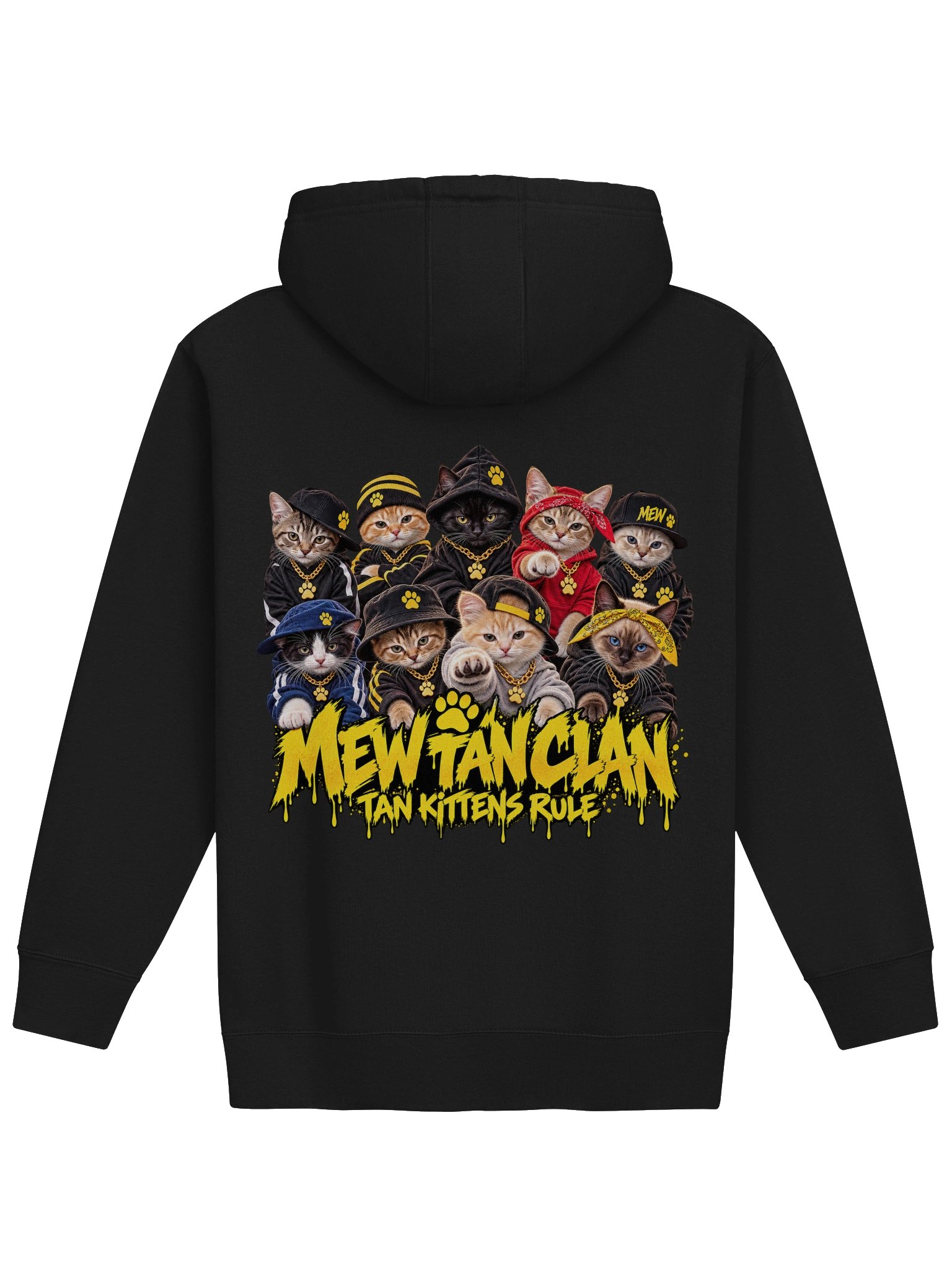 Mew Tan Clan™ – Tan Kittens Rule Crew Hoodie product image (74)