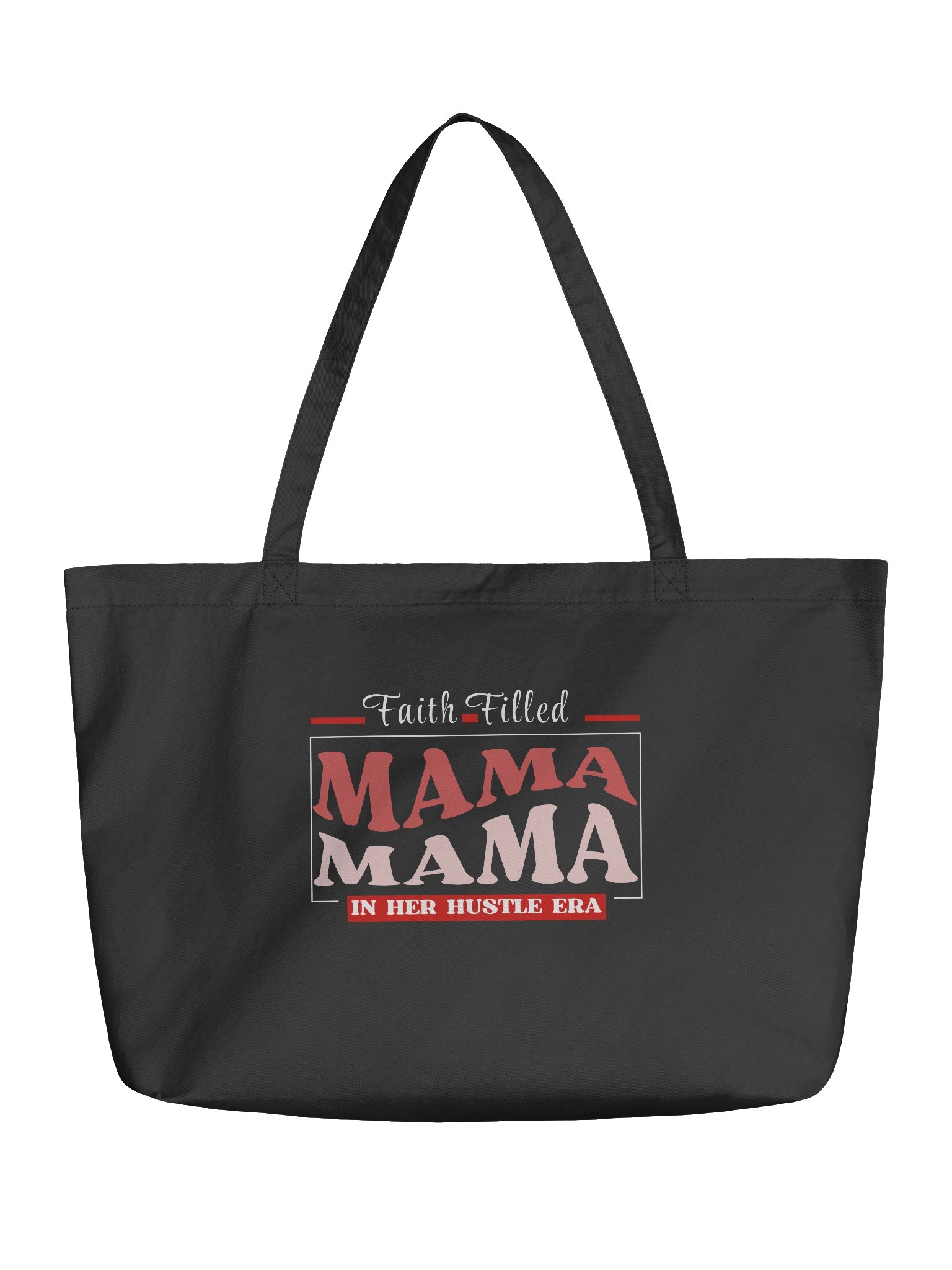 Faith Fill Mama In Her Hustle Era | Eco-Concious Tote Bag product image (2)