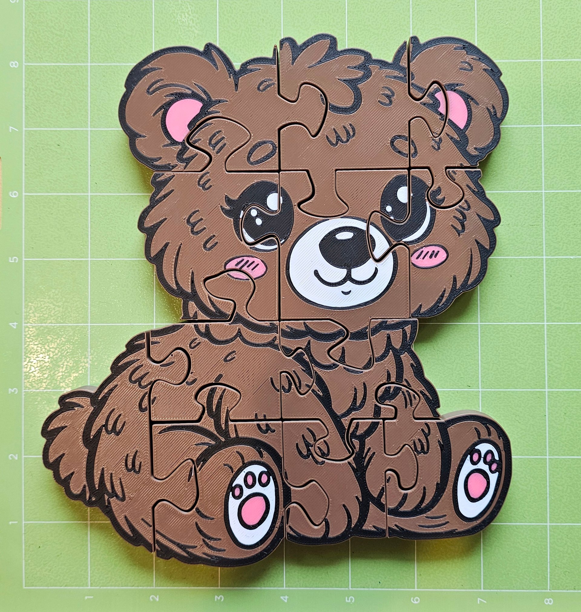 Bear 3D Printed Jigsaw Puzzle– A Roaring Good Time for Young Minds! product image (4)