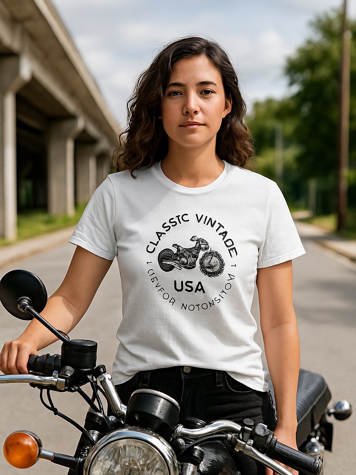 Vintage Motorcycle T-Shirt product image (2)