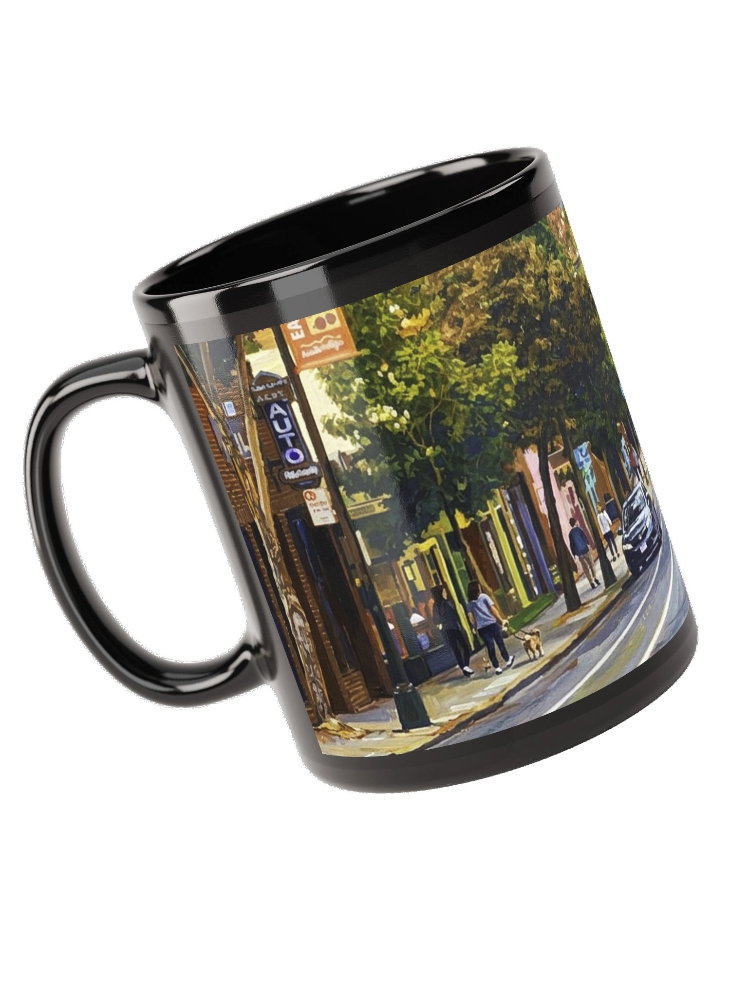 Rockridge Morning Black Glossy Mug product image (10)