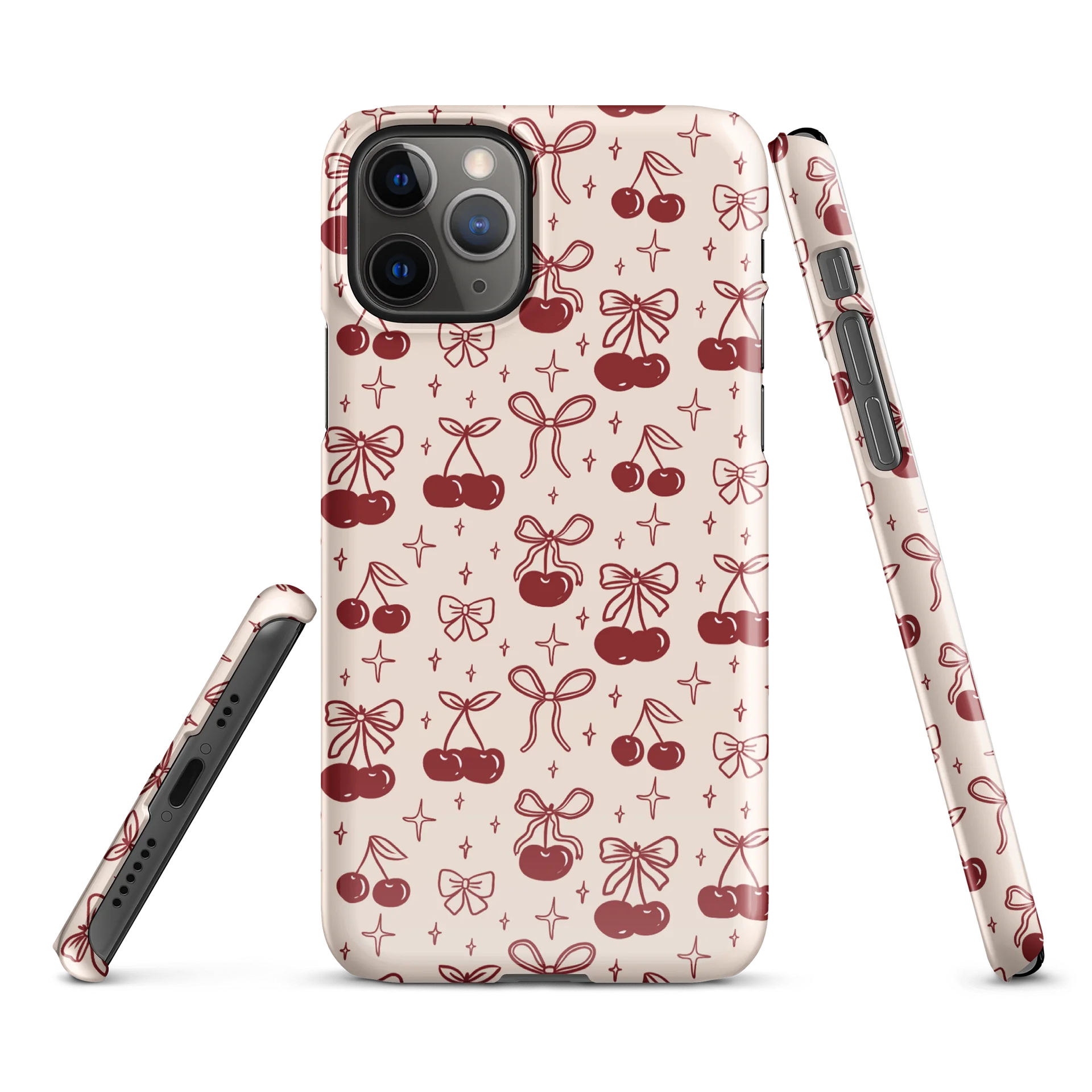 Cherry Sparkle Snap Case for iPhone product image (2)