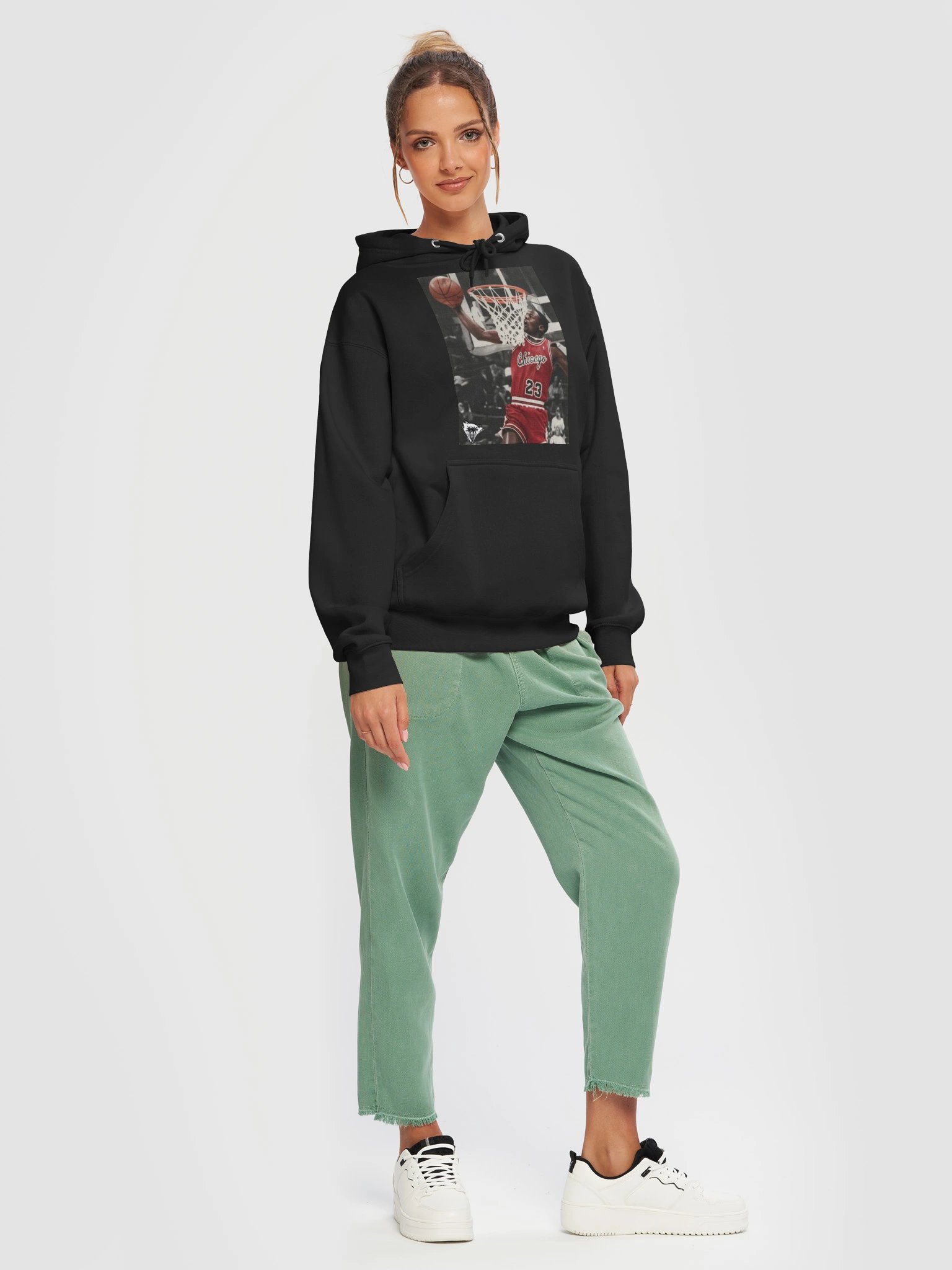 90s VINTAGE RETRO AIR JORDAN DUNK CONTEST HOODIE product image (43)