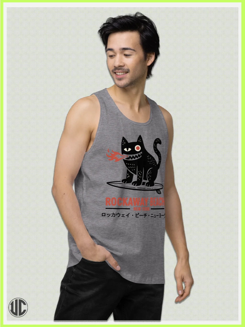 UnkoCon - Rockaway Beach NY Surfer Men's Tank Top product image (5)