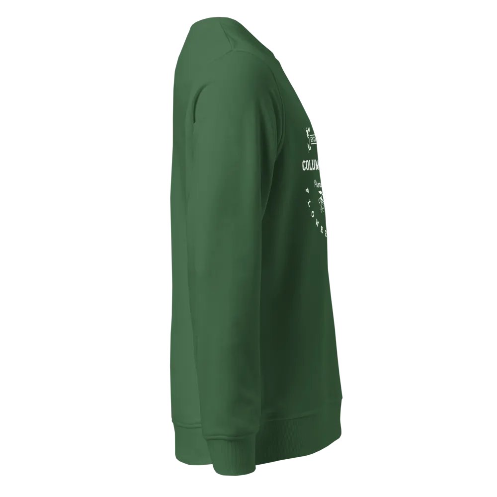 Columbia Road Market Unisex Organic Sweatshirt (Green) product image (4)